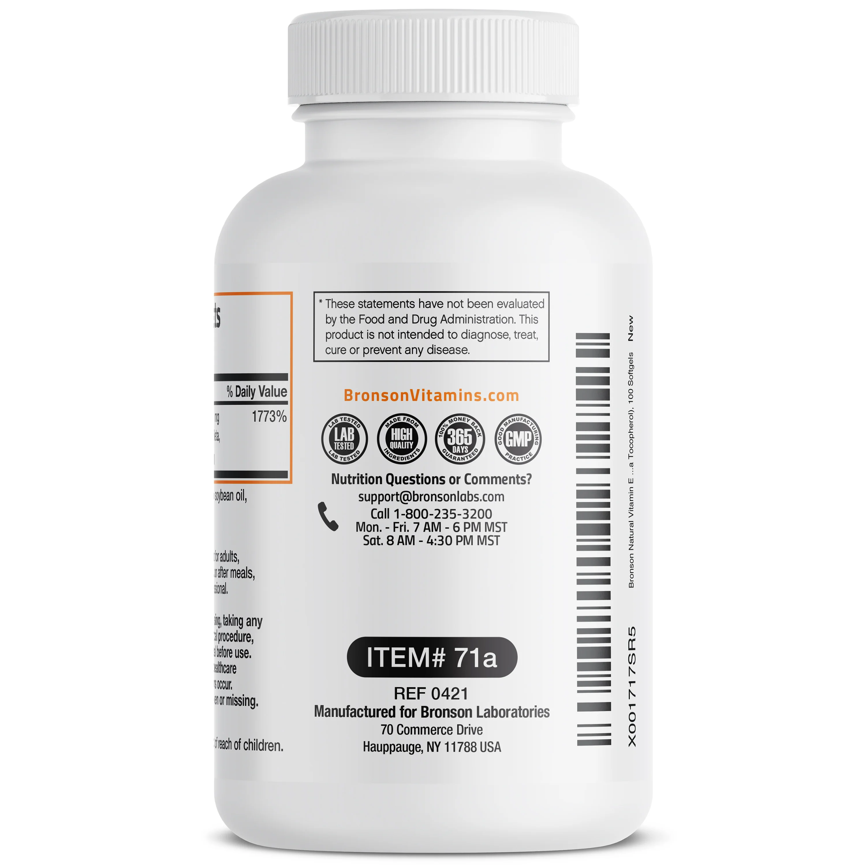 Natural Vitamin E Complex - 400 IU - Image 2