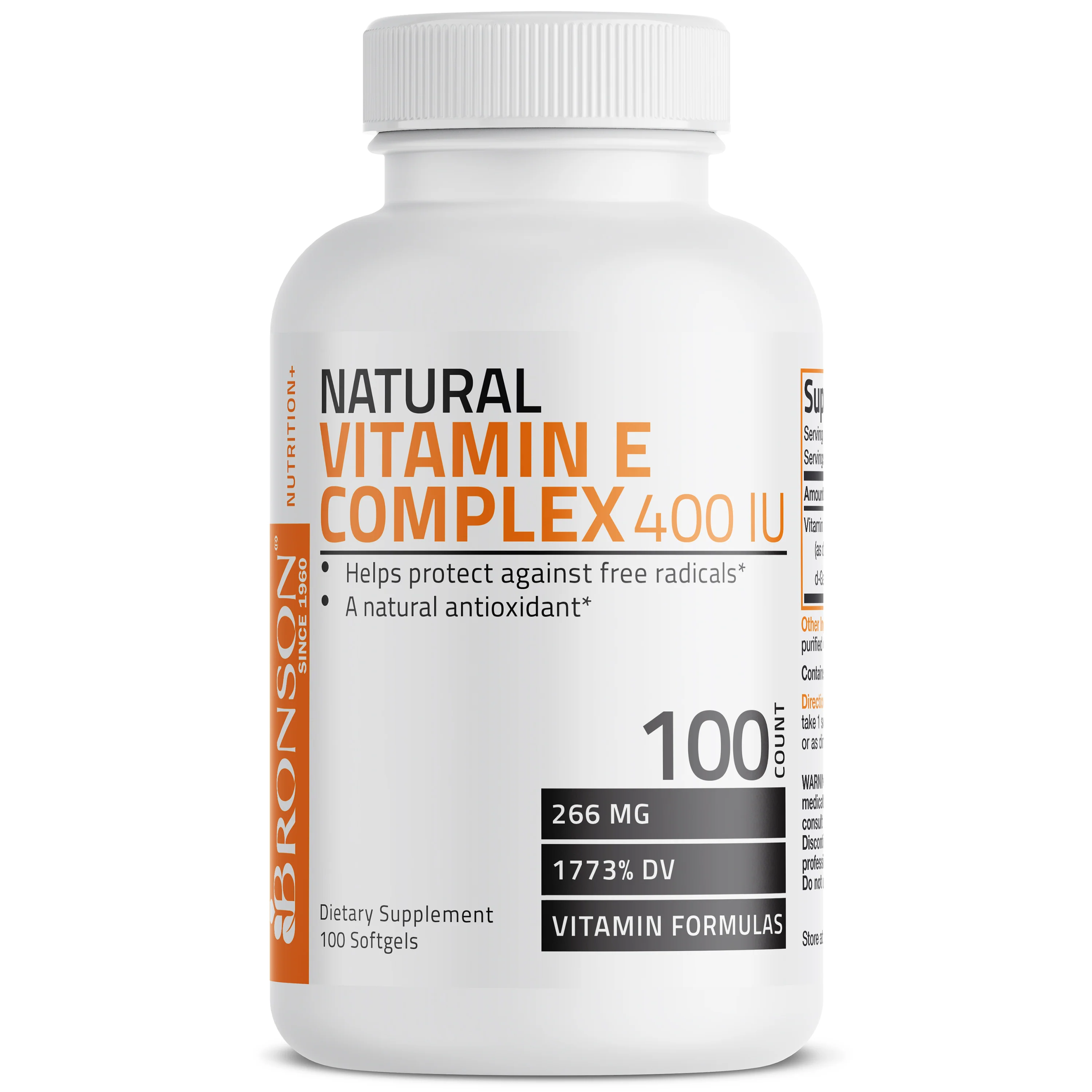 Natural Vitamin E Complex - 400 IU - Image 3