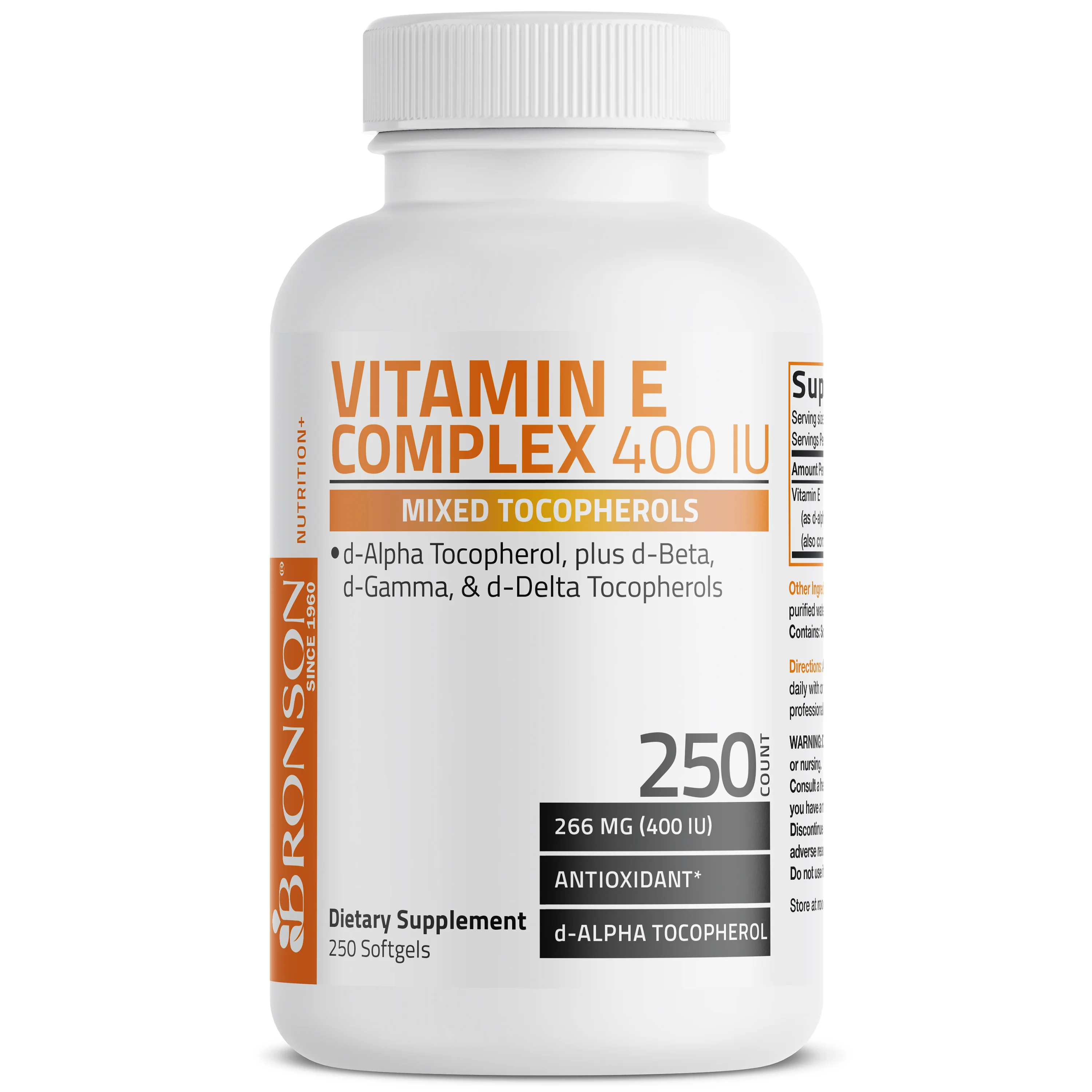 Natural Vitamin E Complex - 400 IU - Image 9