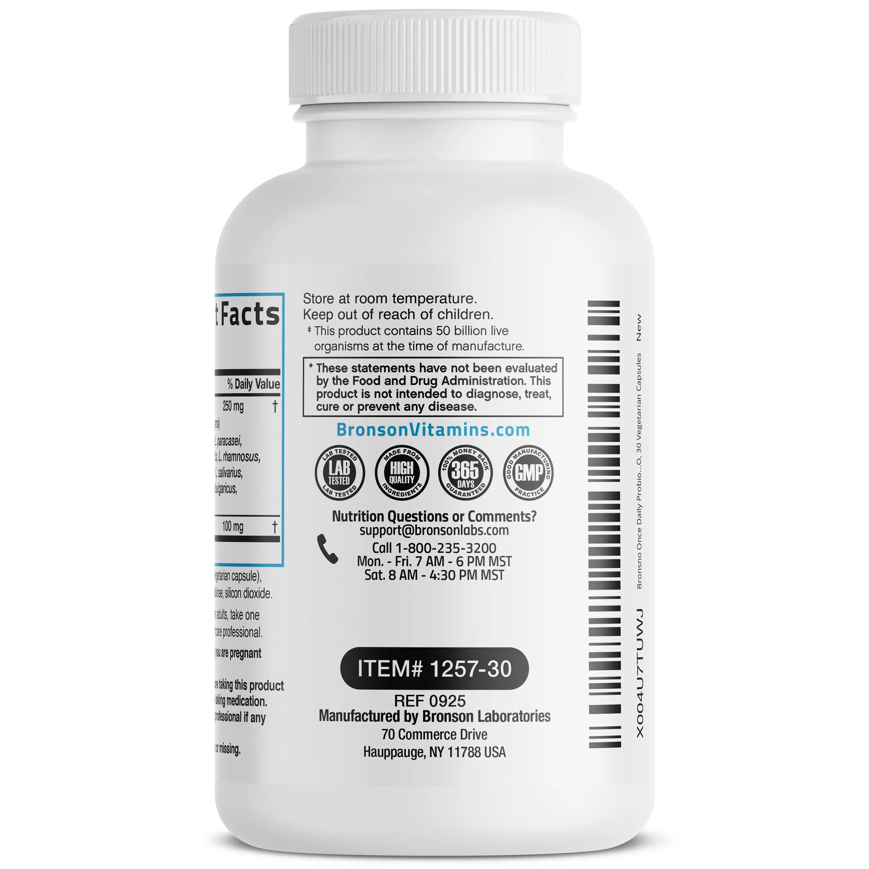Once Daily Probiotic 50 Billion CFU Plus Prebiotic - Image 3
