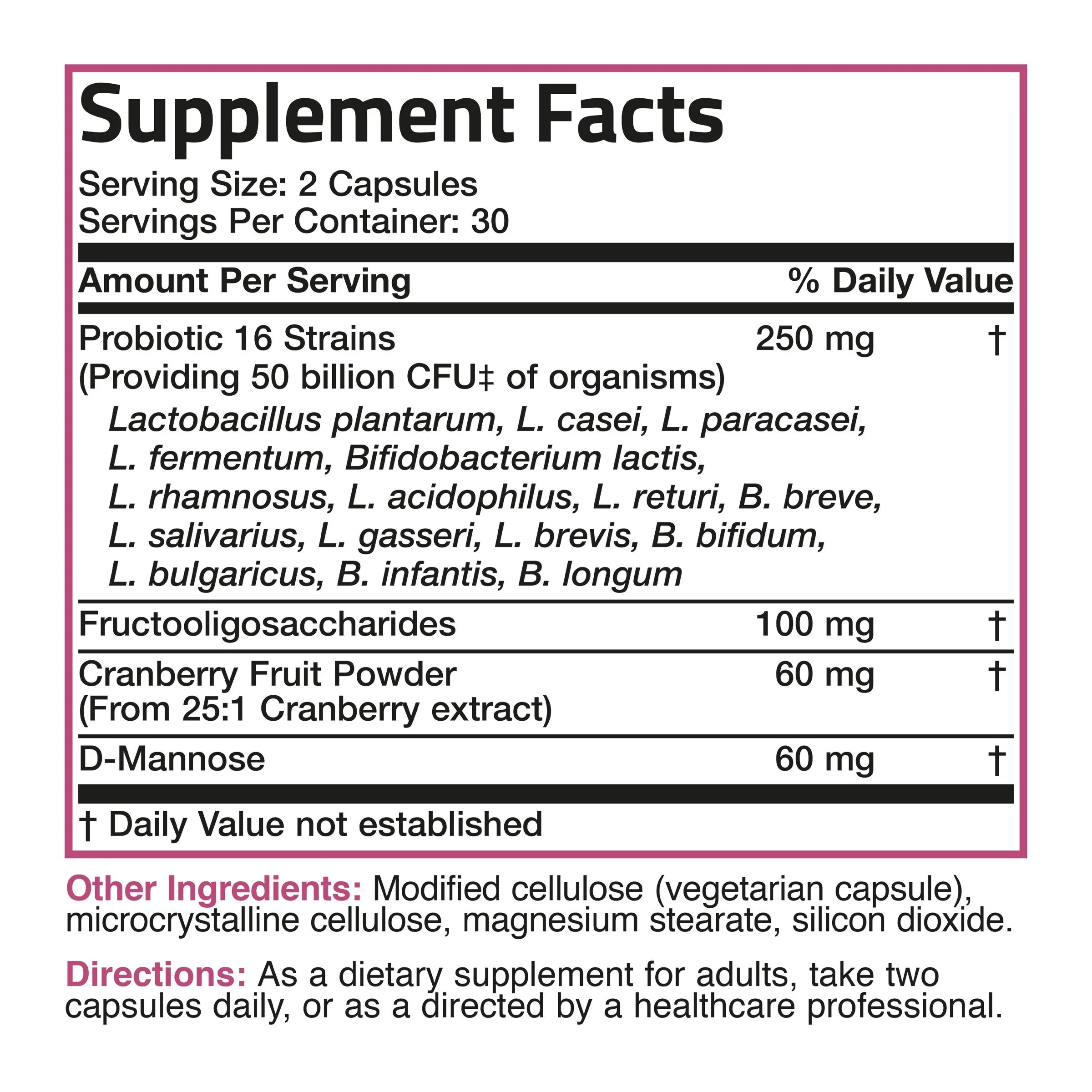Probiotic Plus Prebiotic For Women - 50 Billion CFU - Image 7