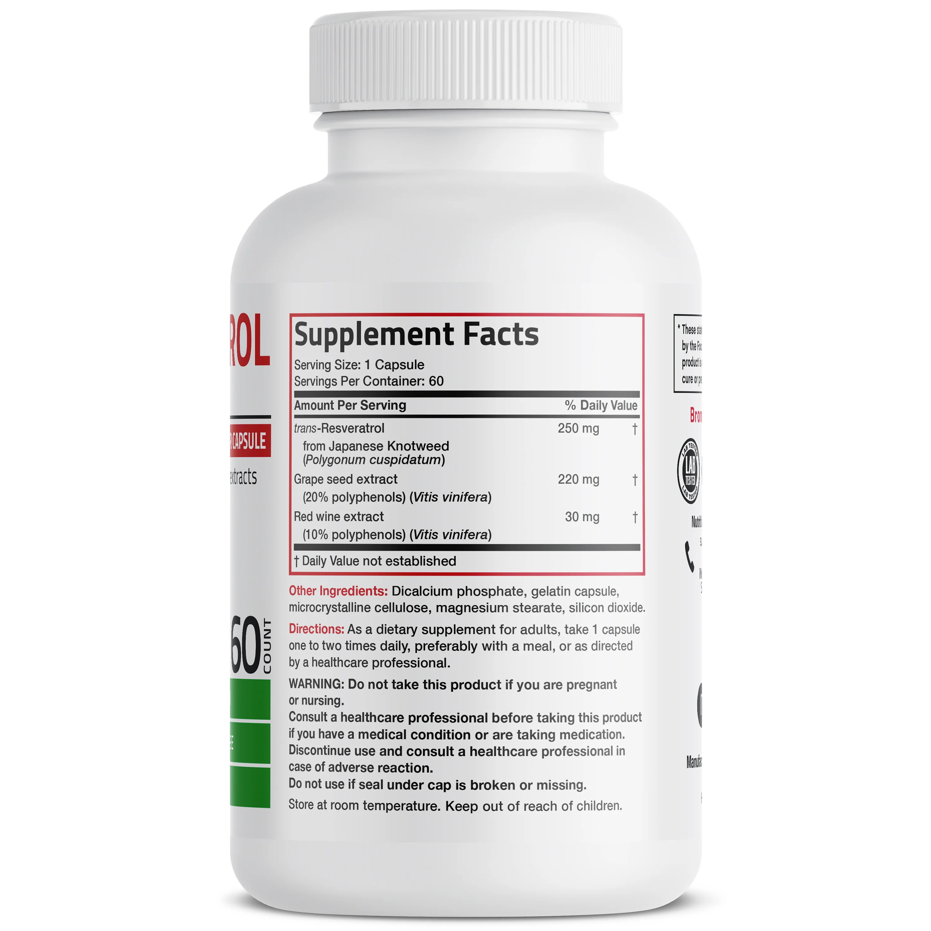 Resveratrol Complex - 500 mg - Image 11