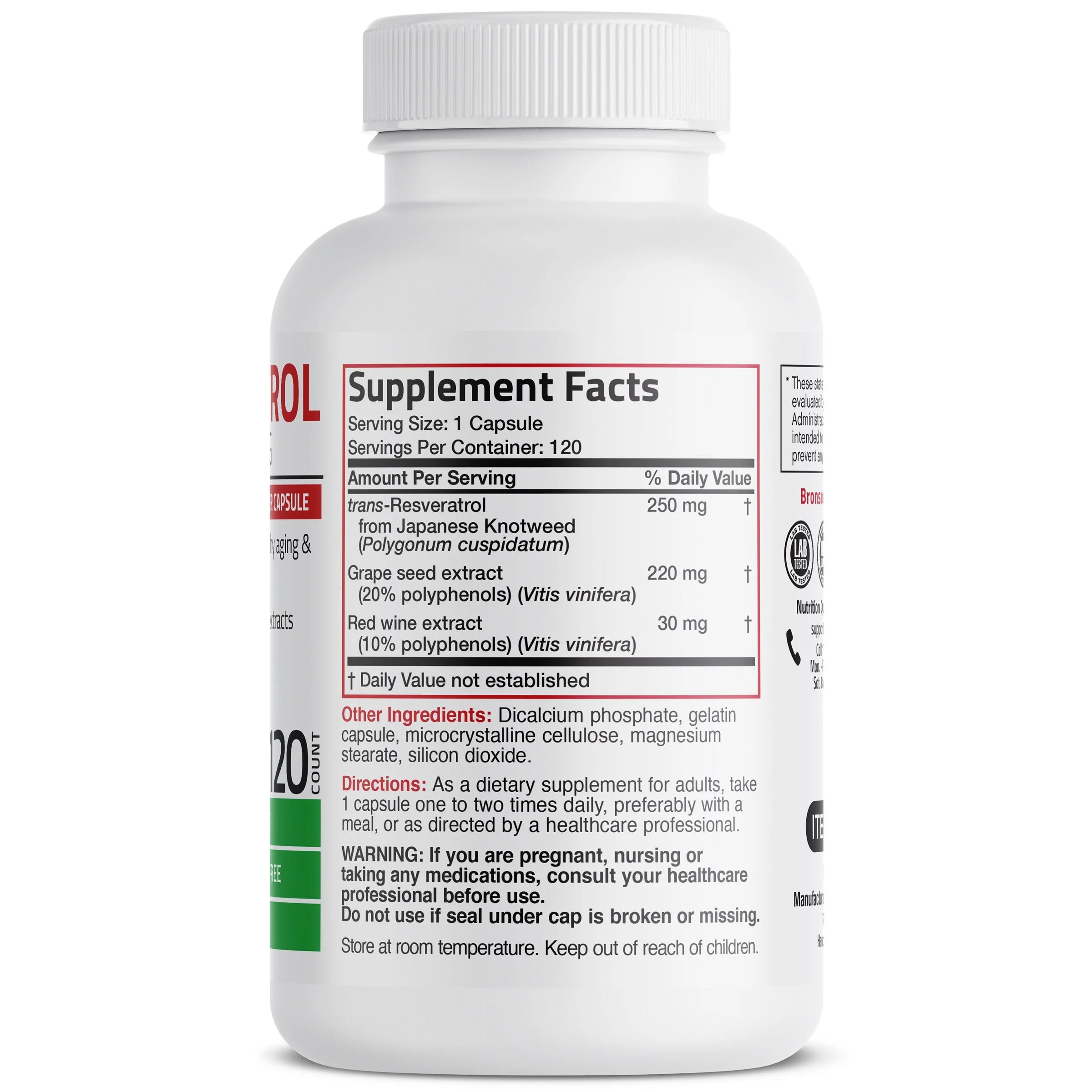 Resveratrol Complex - 500 mg - Image 2