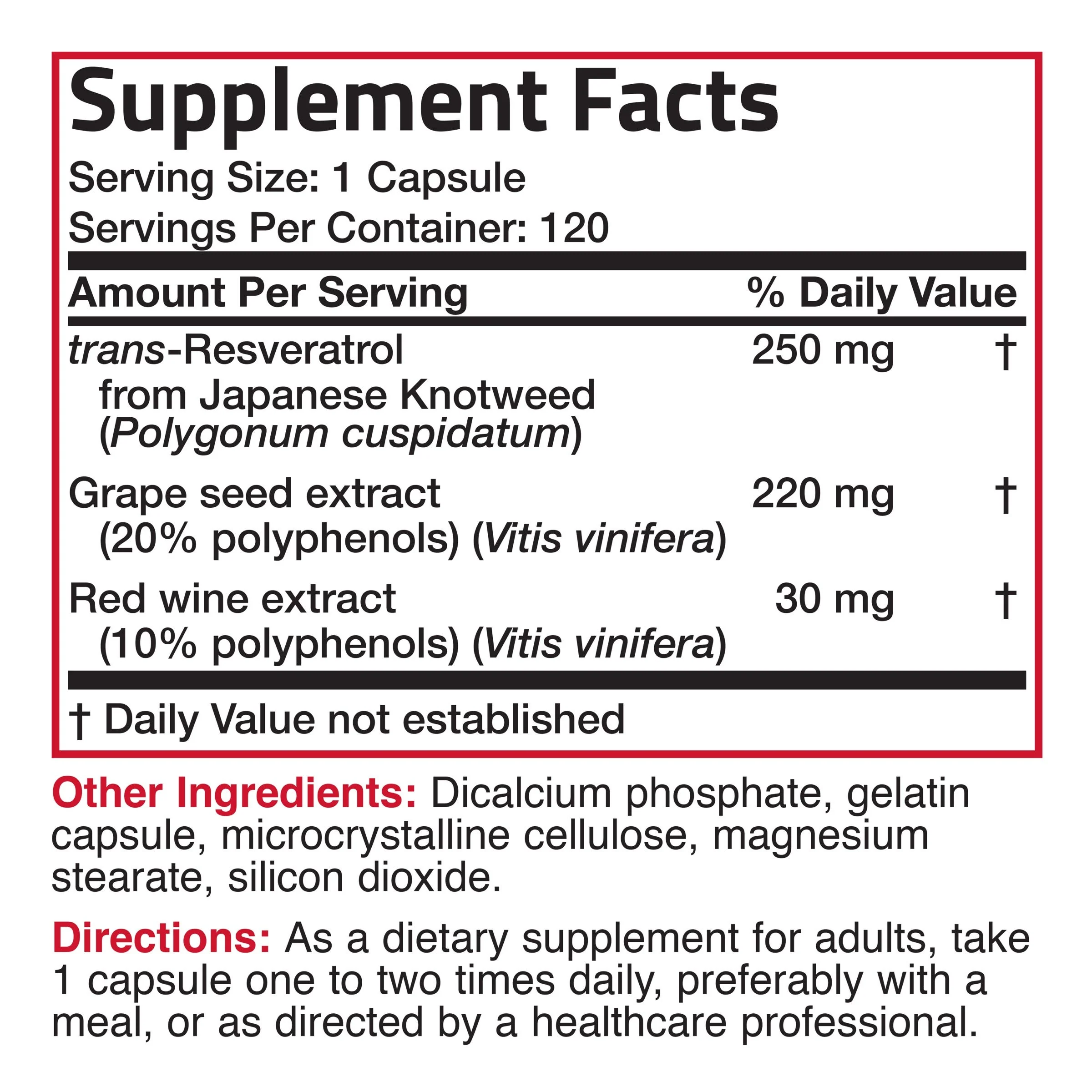 Resveratrol Complex - 500 mg - Image 3