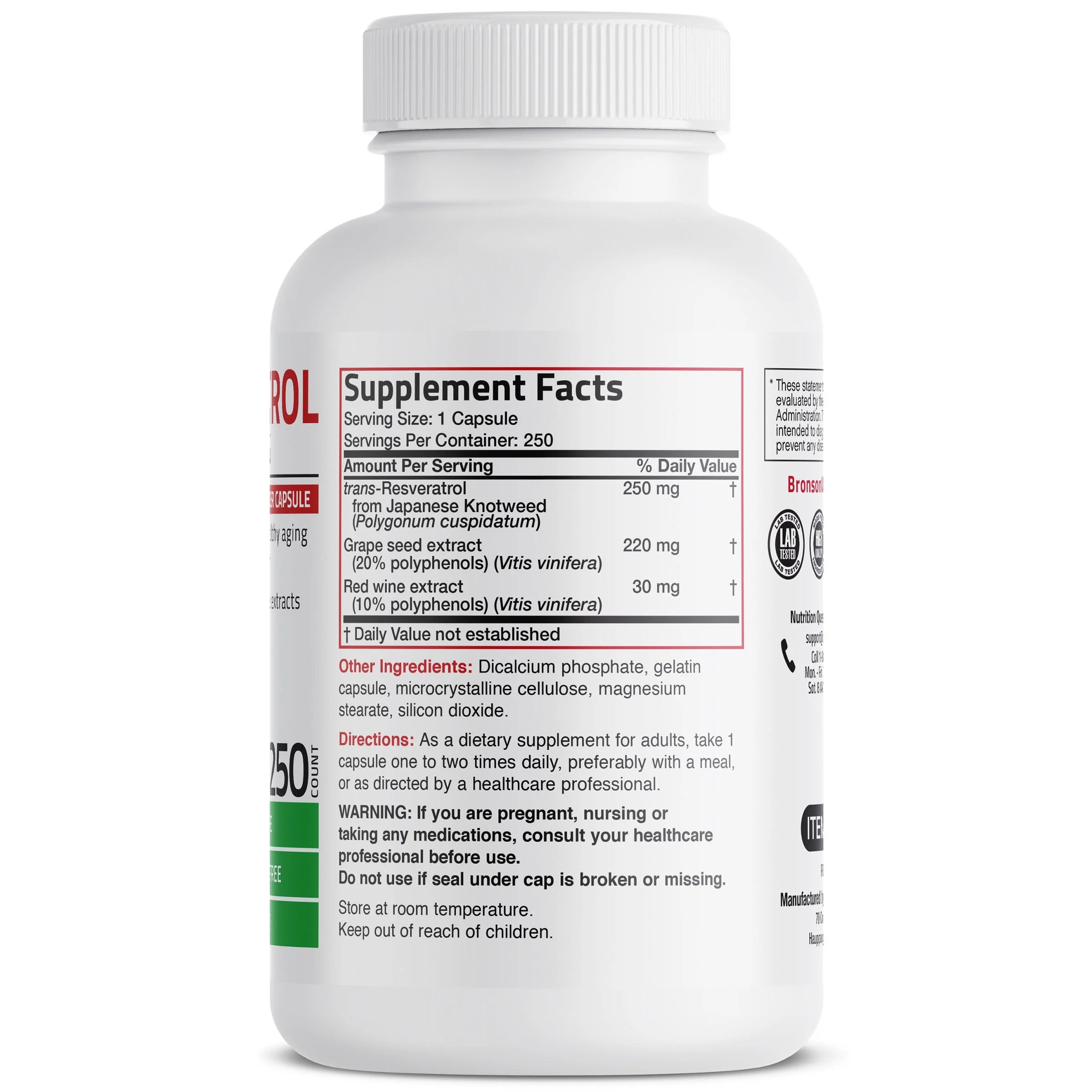 Resveratrol Complex - 500 mg - Image 5