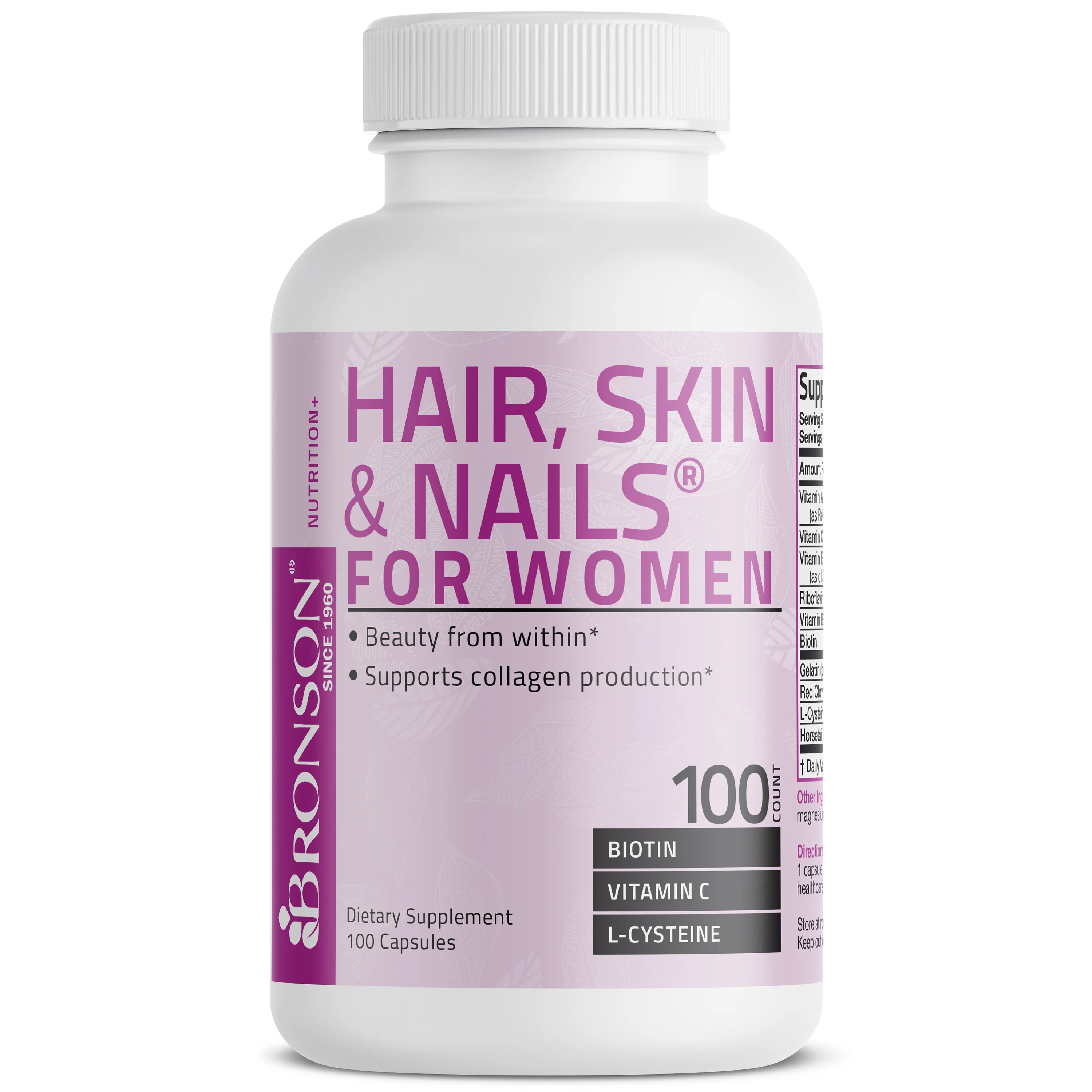Hair, Skin & Nails for Women - 100 Capsules - Image 4