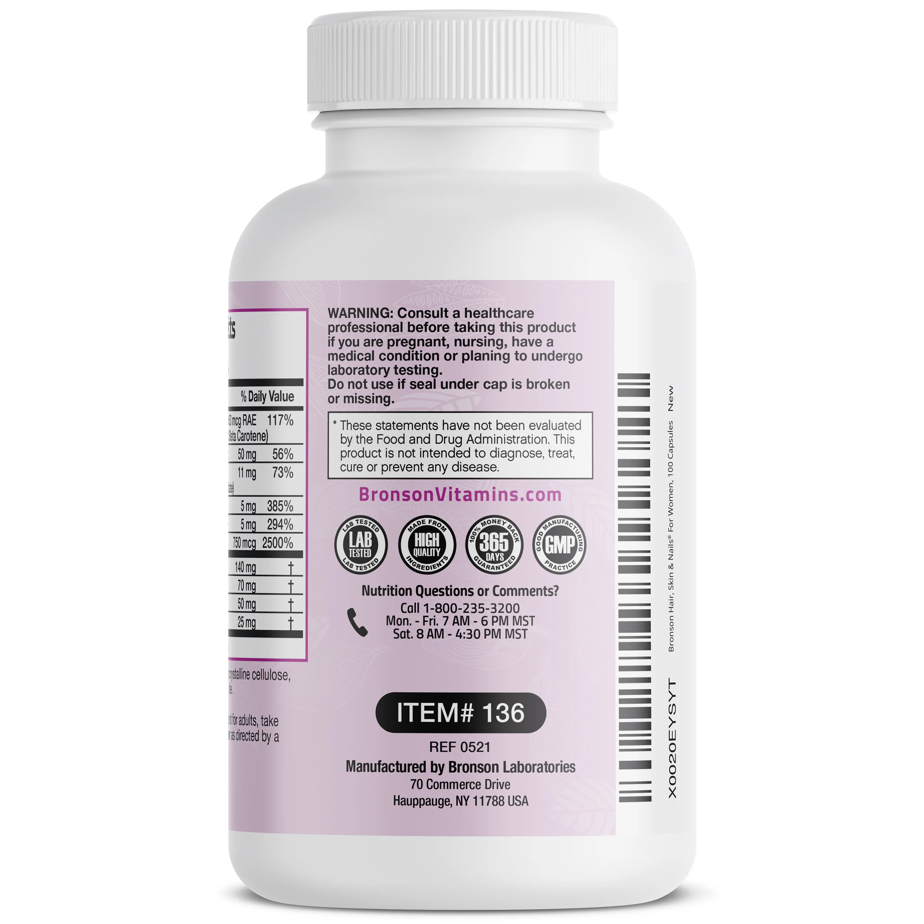 Hair, Skin & Nails for Women - 100 Capsules - Image 5