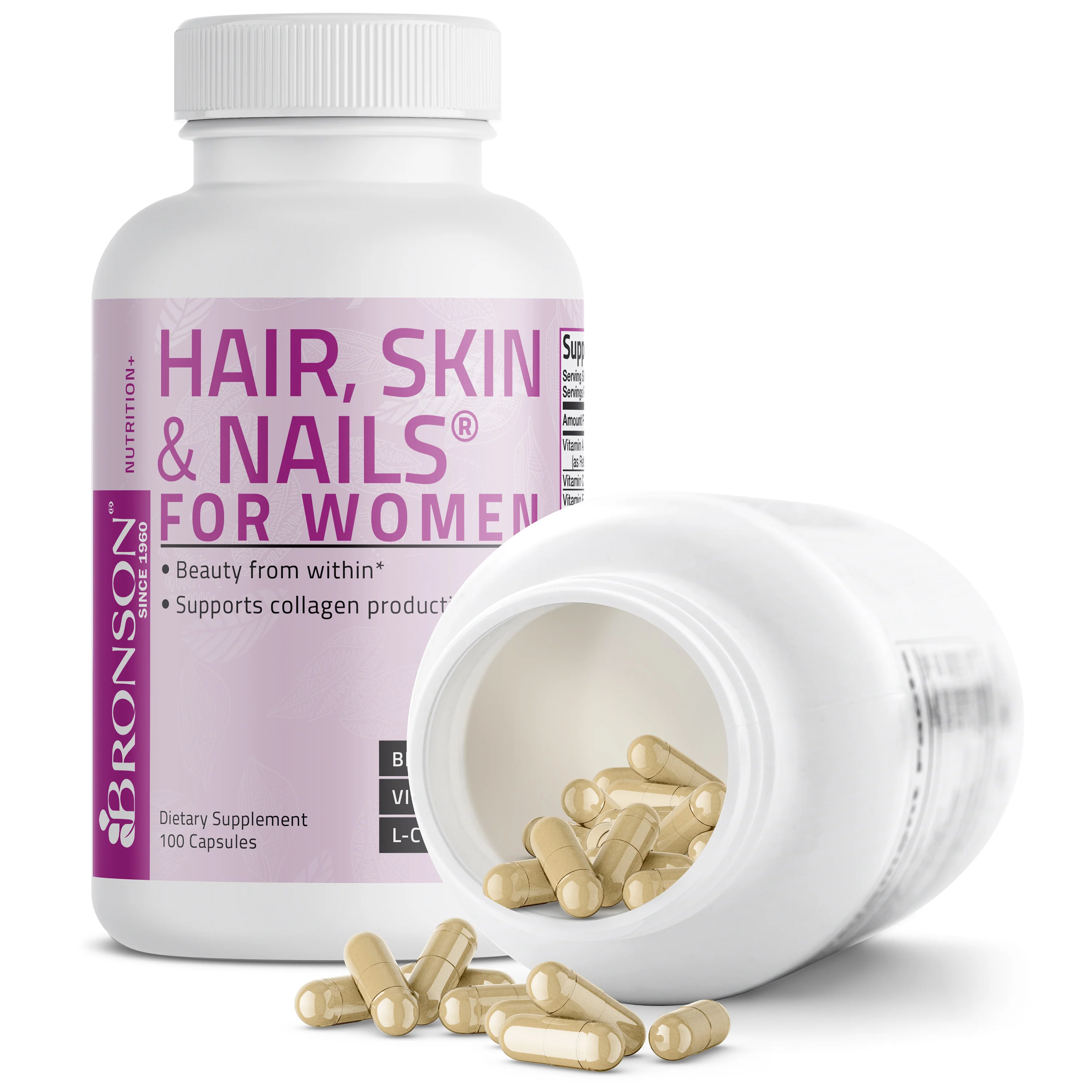 Hair, Skin & Nails for Women - 100 Capsules - Image 6