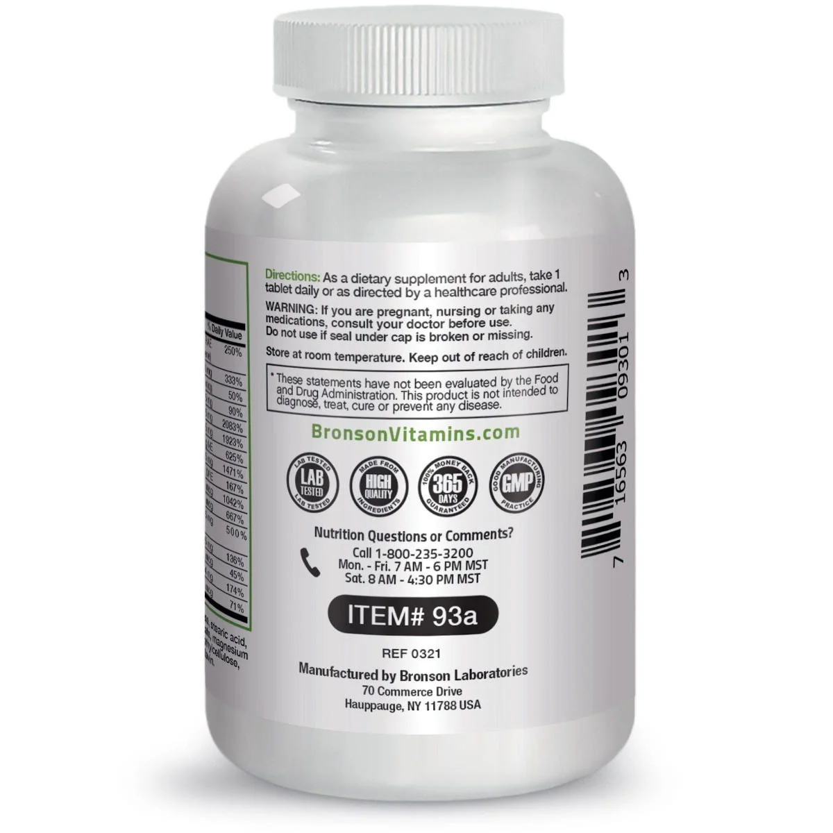 The Bronson Formula Once Daily Multivitamin - Image 10