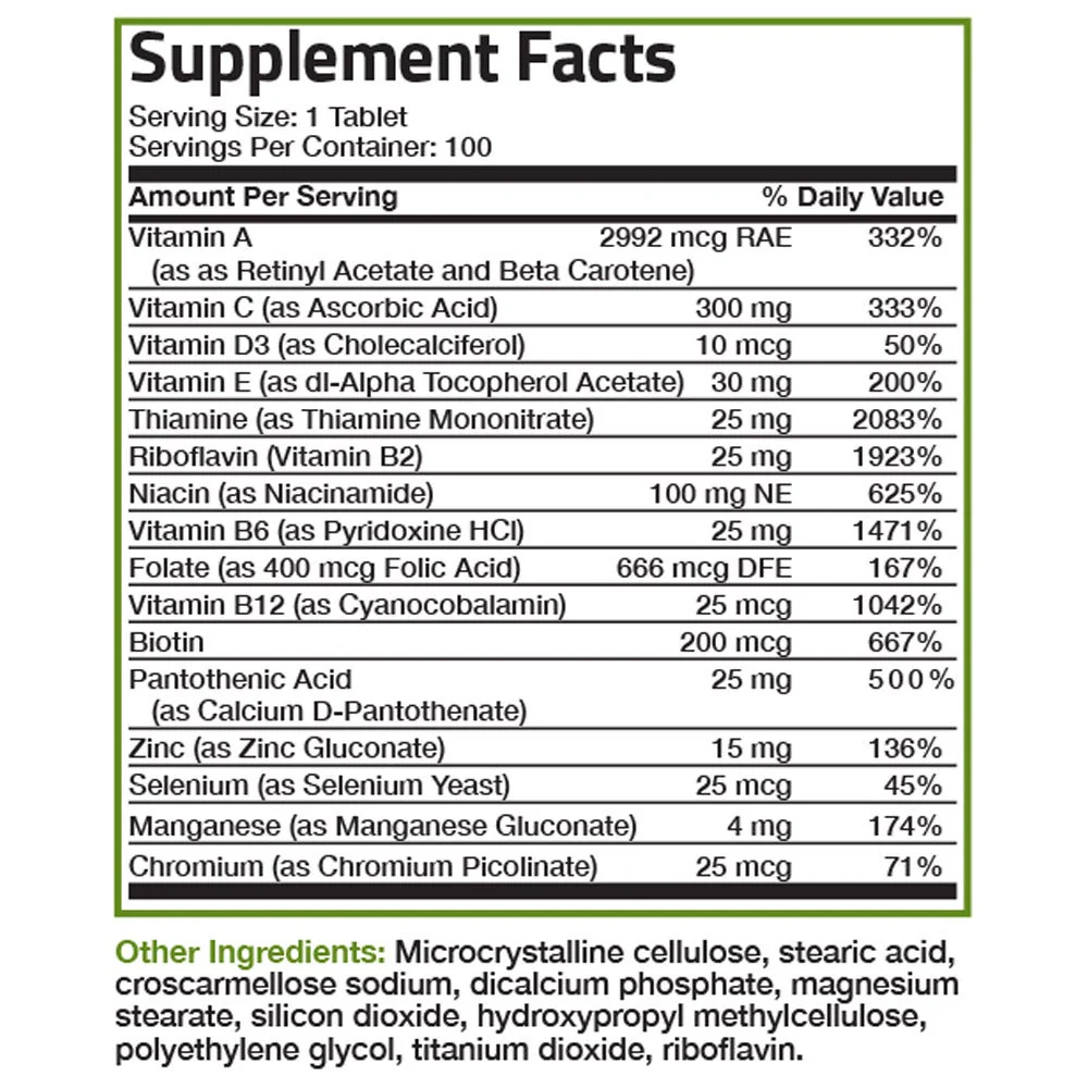 The Bronson Formula Once Daily Multivitamin - Image 9