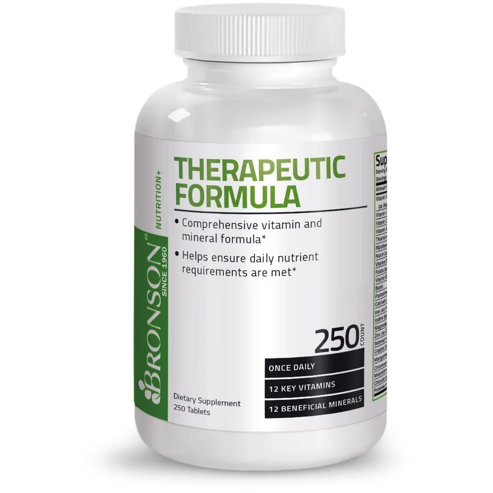 Therapeutic Formula Once Daily Multivitamin - 250 Tablets - Image 3