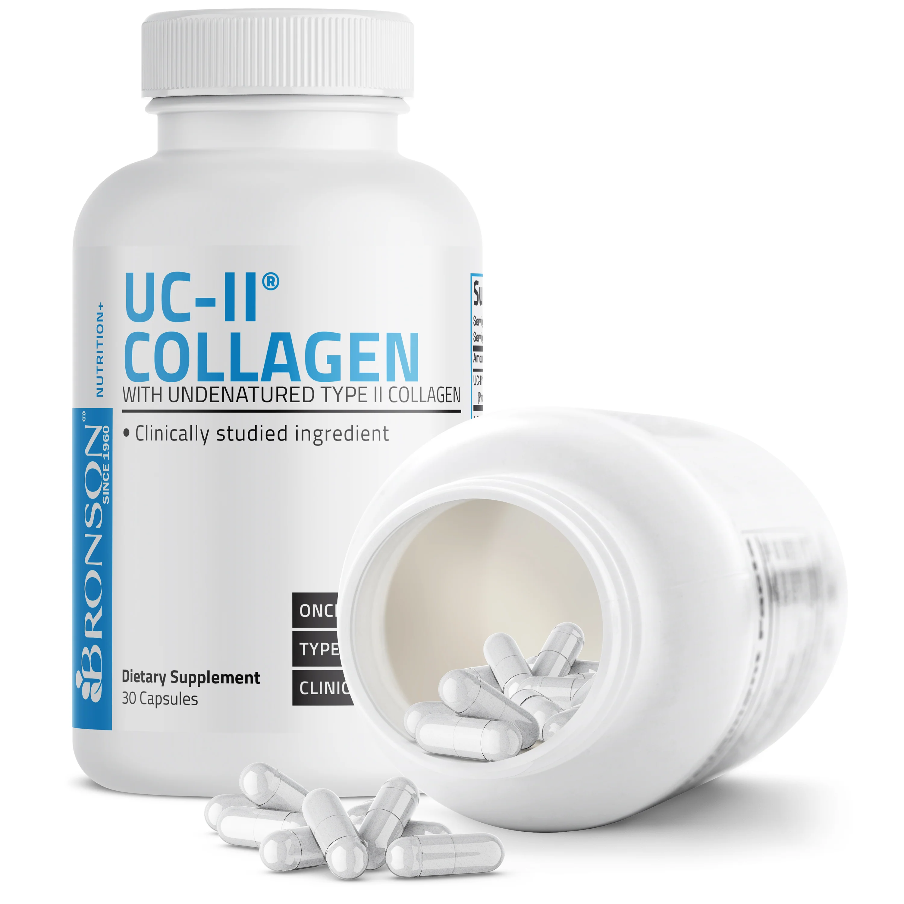 UC-II® Collagen with Undenatured Type II Collagen - 30 Capsules - Image 4