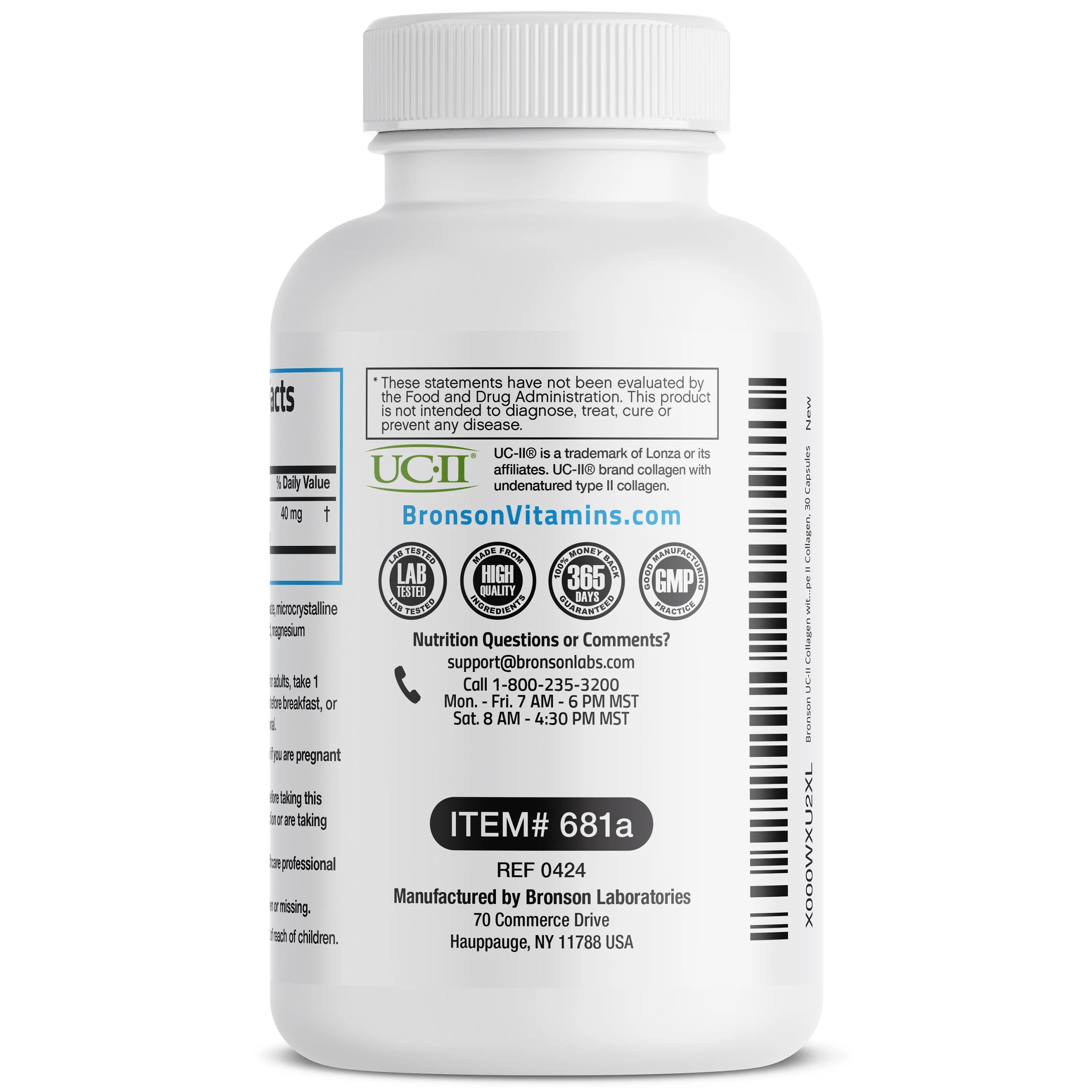 UC-II® Collagen with Undenatured Type II Collagen - 30 Capsules - Image 5