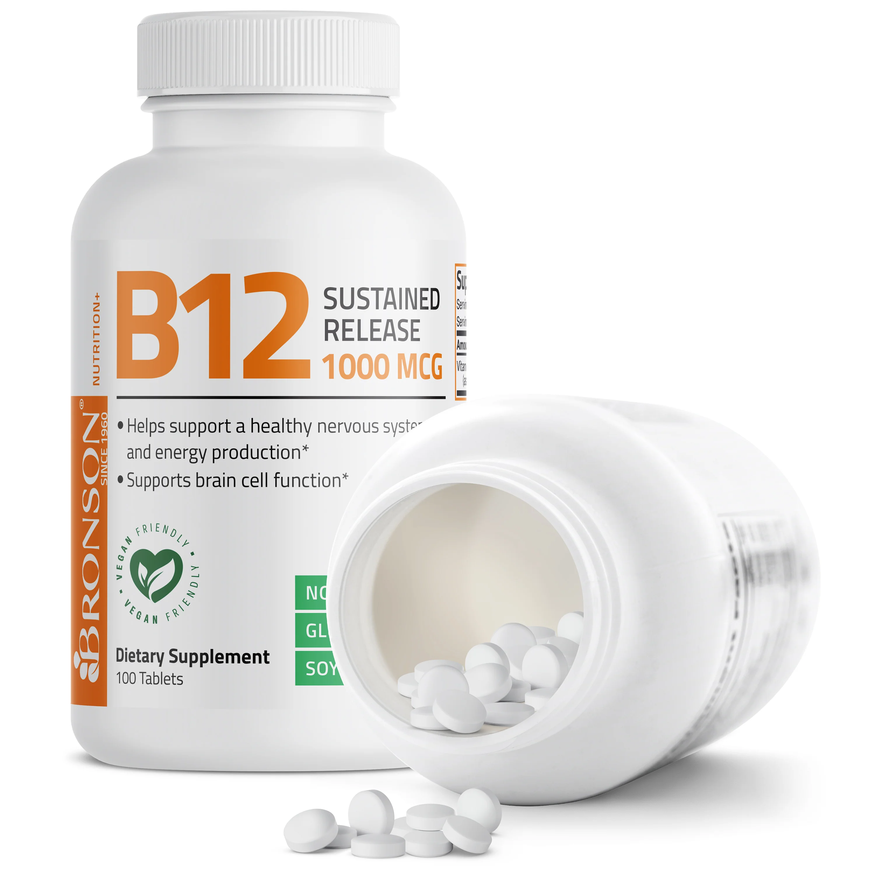 Vitamin B12 Sustained Release Non-GMO - 1,000 mcg - Image 11