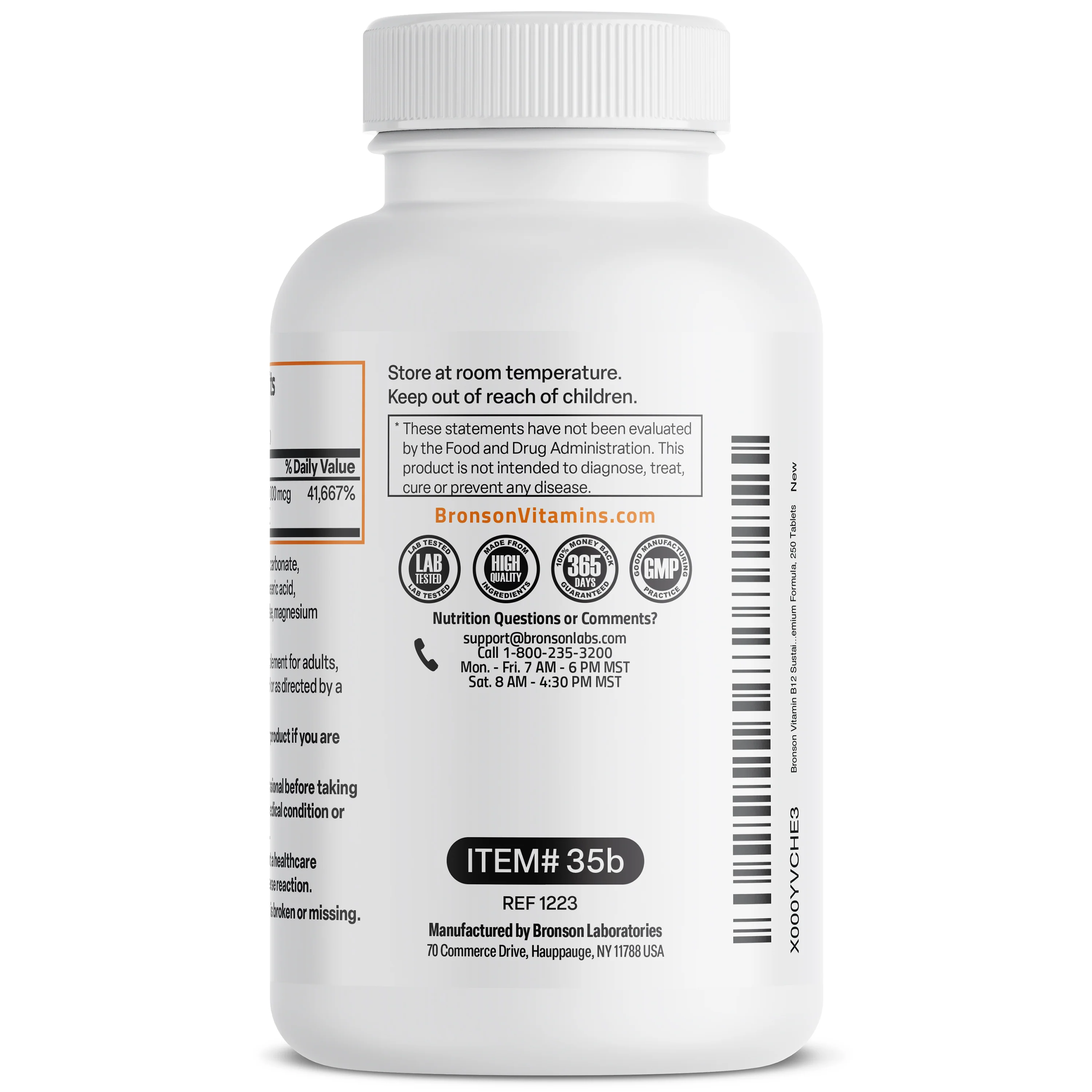 Vitamin B12 Sustained Release Non-GMO - 1,000 mcg - Image 14