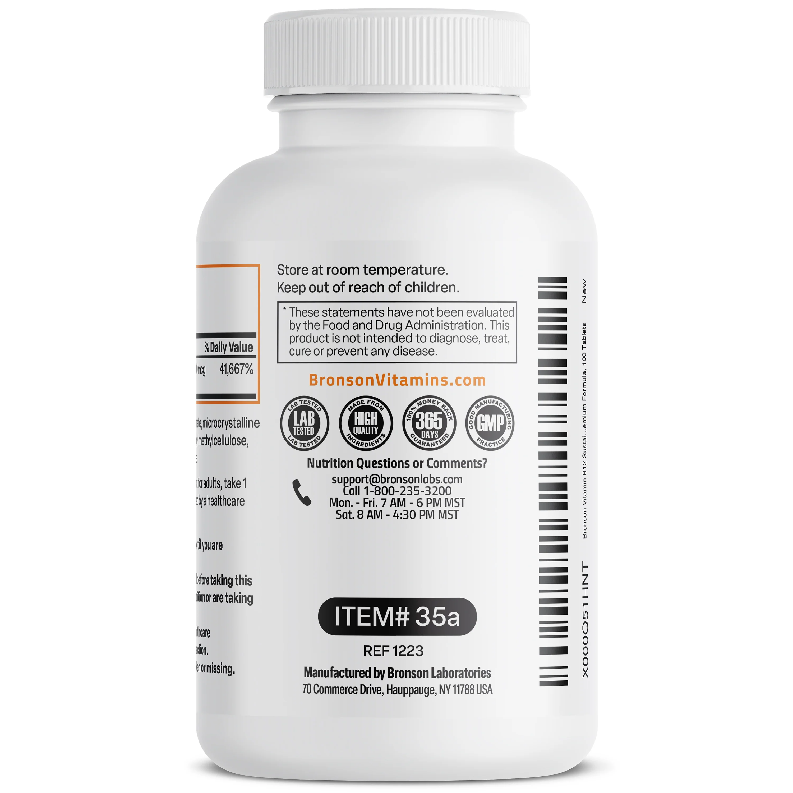 Vitamin B12 Sustained Release Non-GMO - 1,000 mcg - Image 8