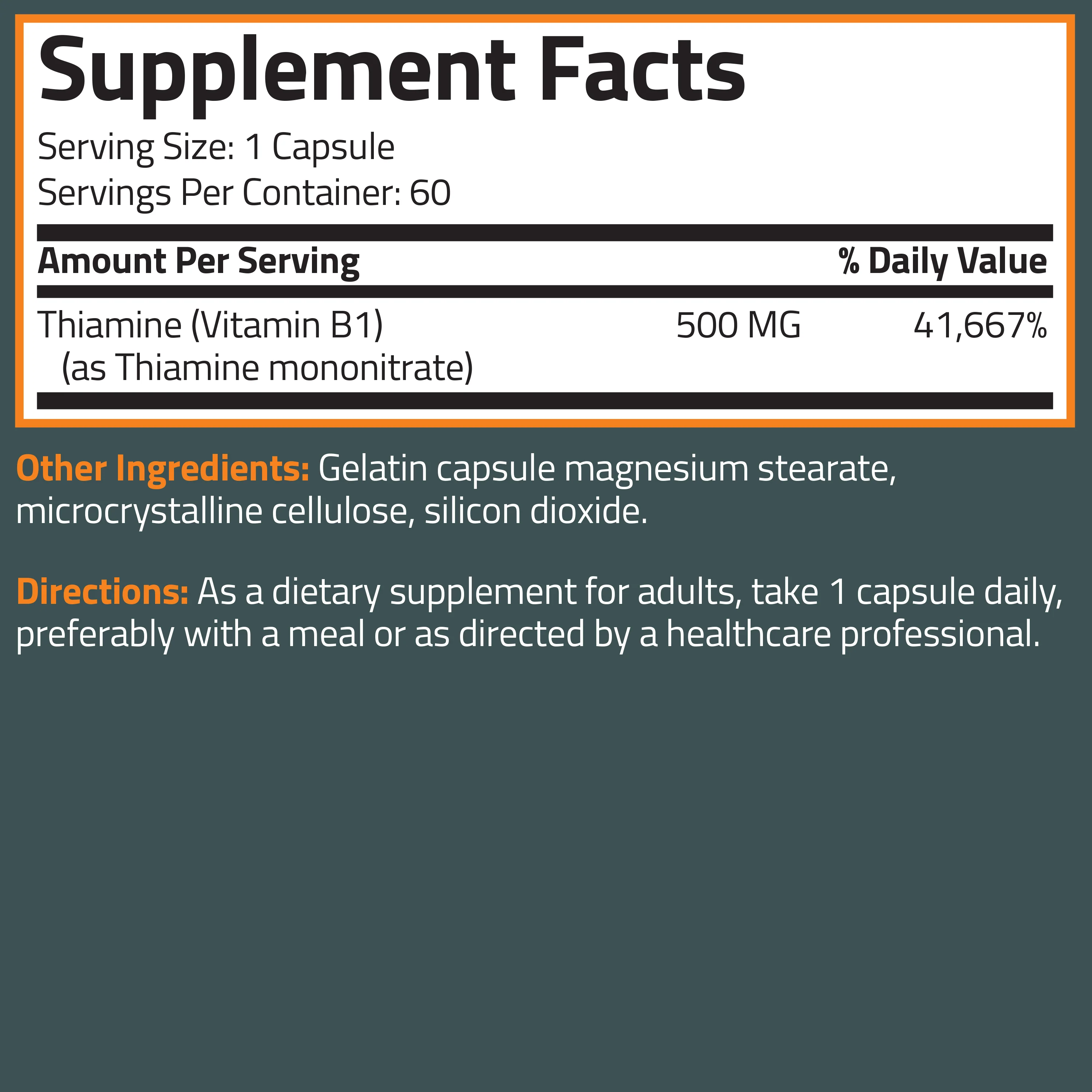 Vitamin B1 Extra Strength 500 MG - Image 4