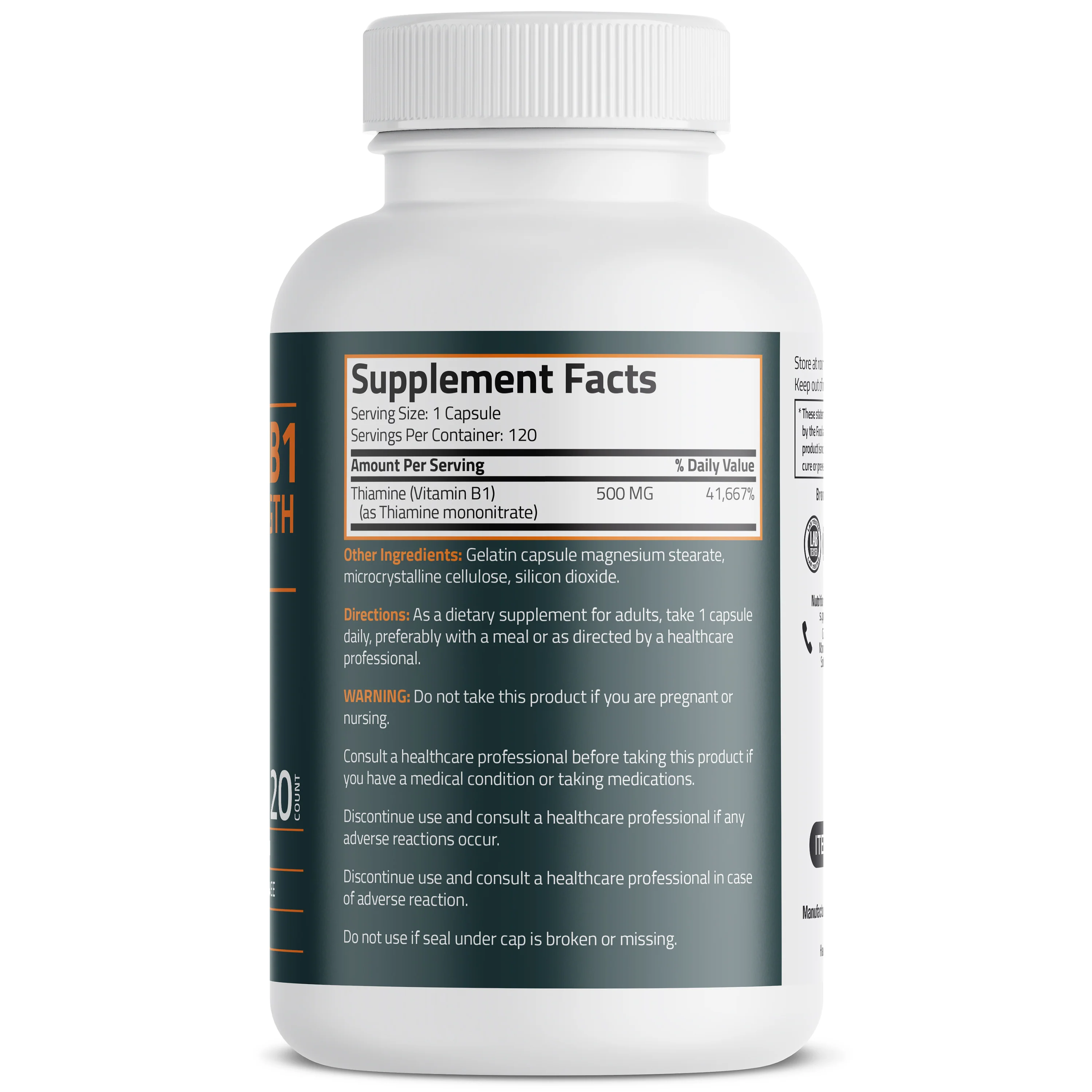 Vitamin B1 Extra Strength 500 MG - Image 6
