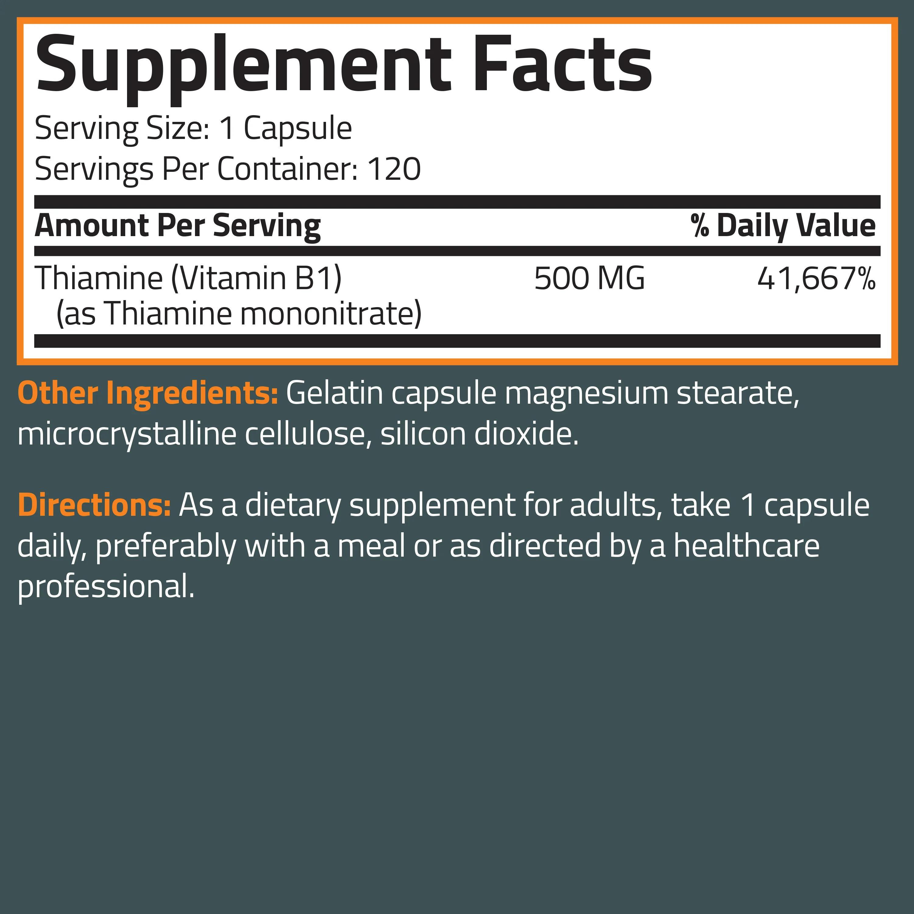 Vitamin B1 Extra Strength 500 MG - Image 8