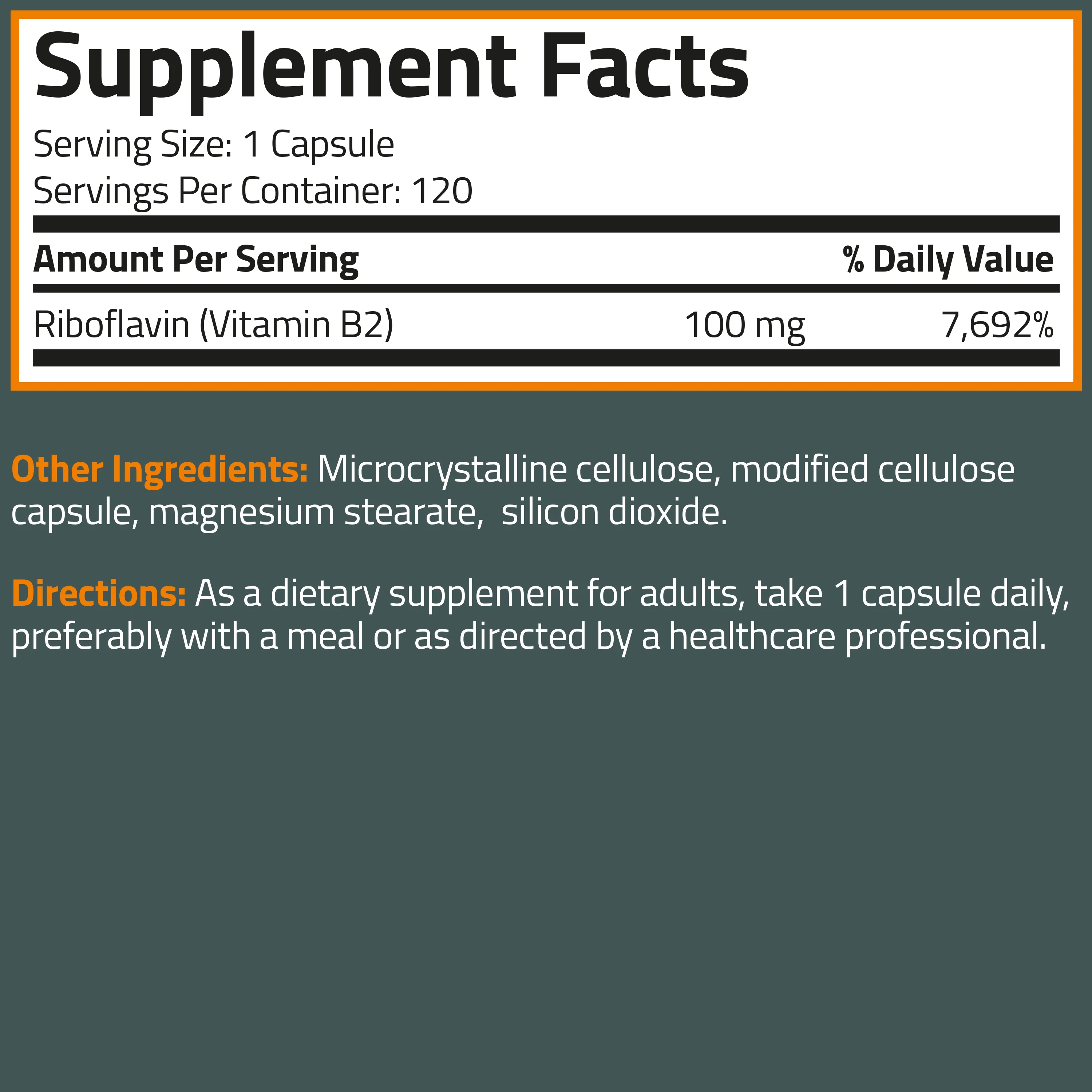 Vitamin B2 100mg - Image 4