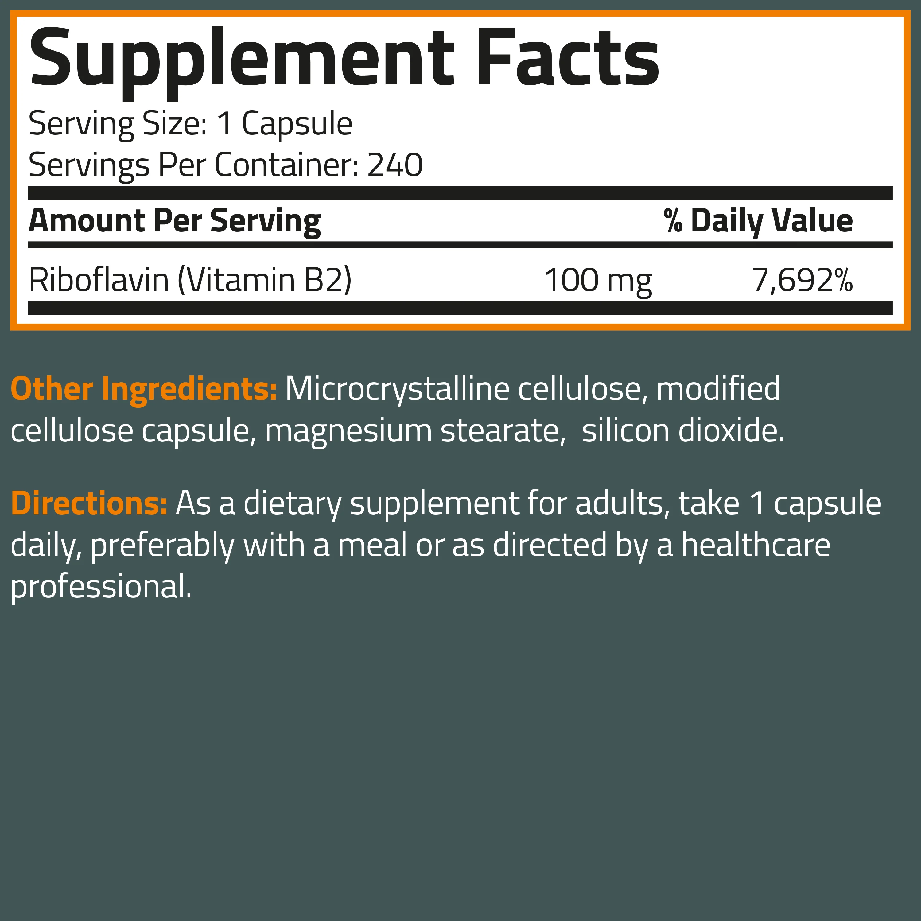 Vitamin B2 100mg - Image 8