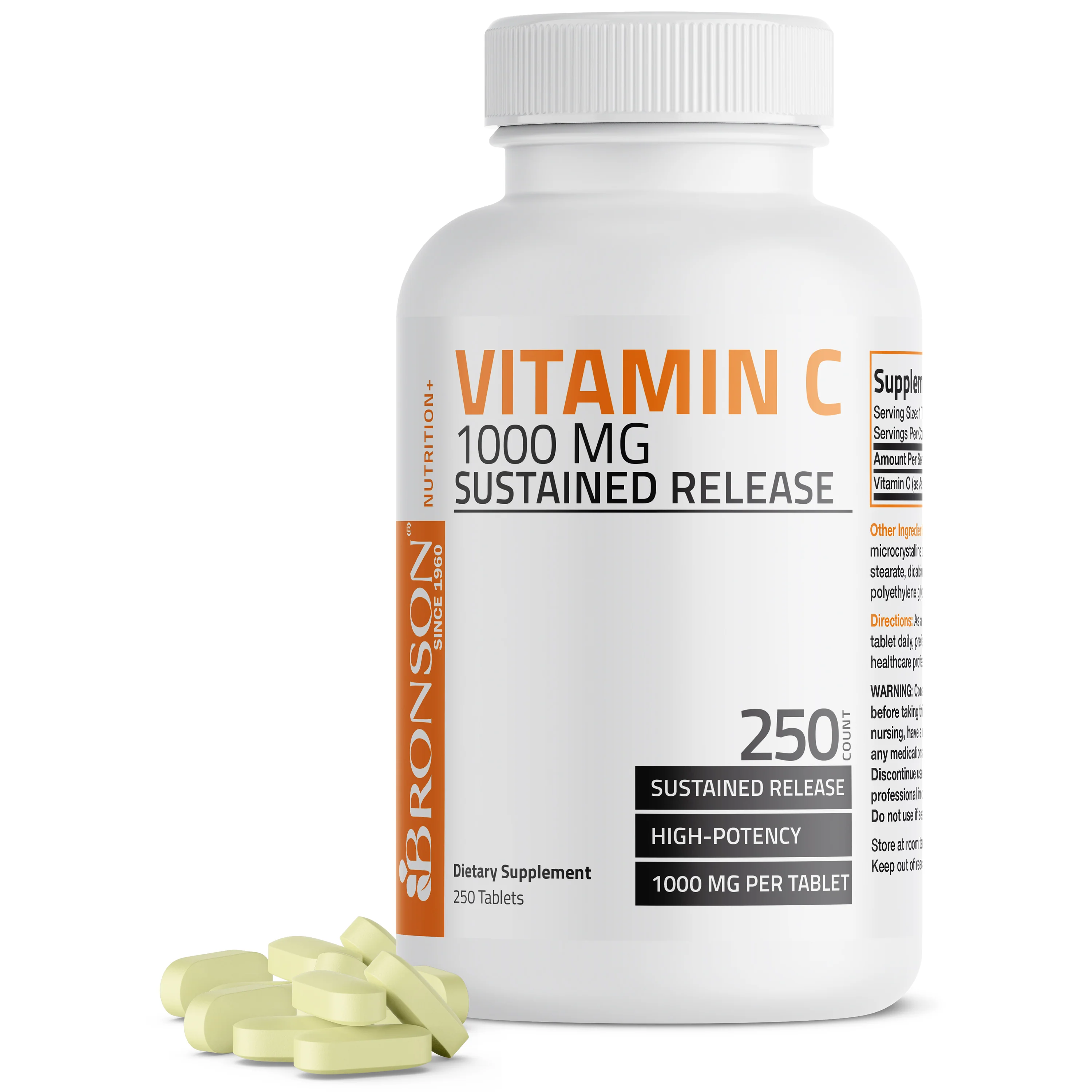 Vitamin C Ascorbic Acid Sustained Release - 1,000 mg - Image 7