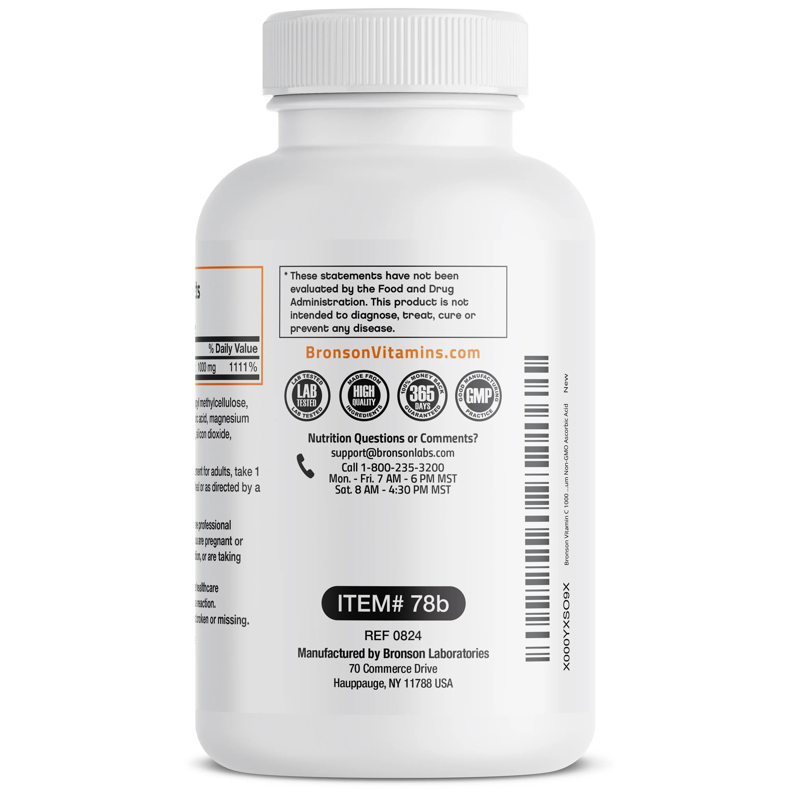 Vitamin C Ascorbic Acid Sustained Release - 1,000 mg - Image 8