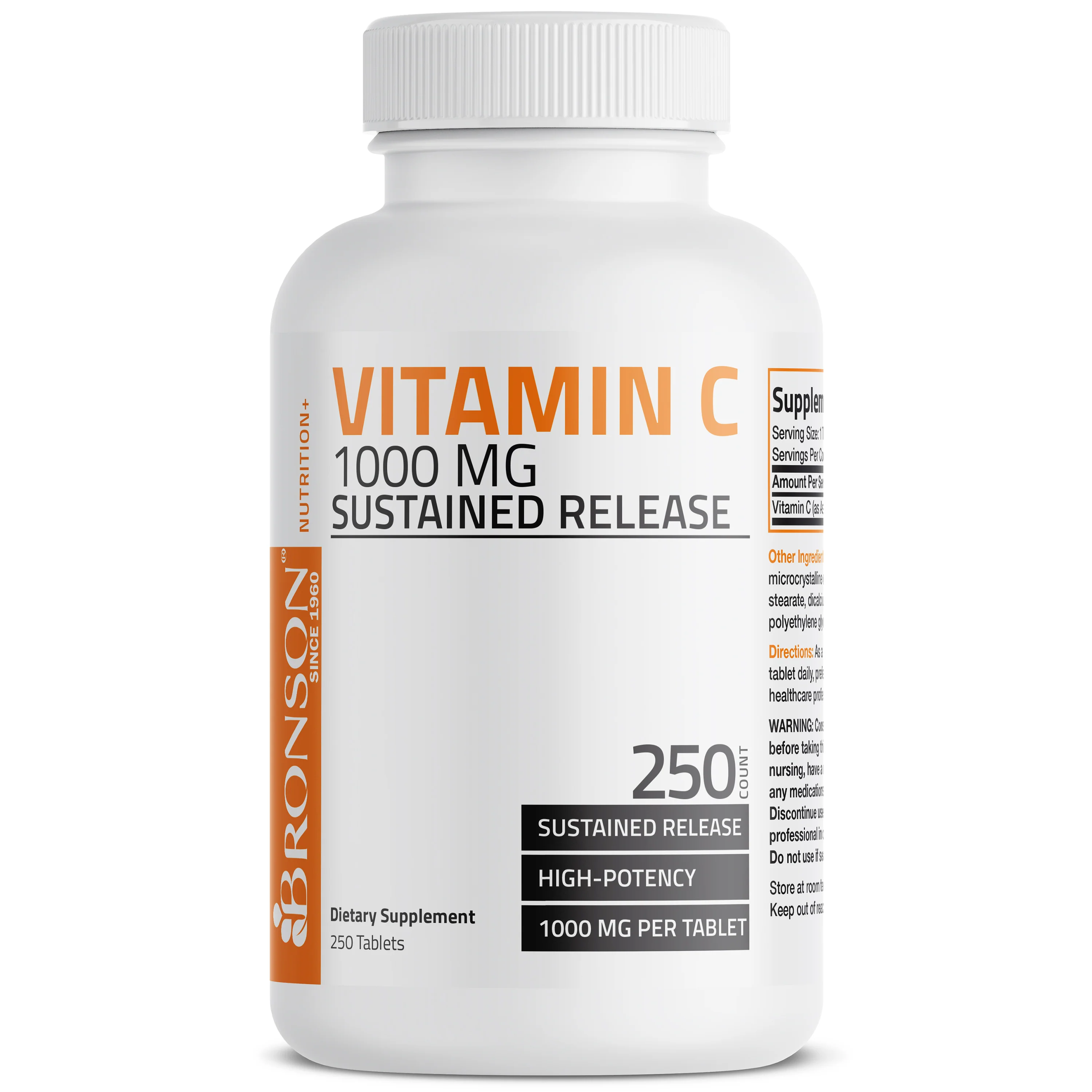 Vitamin C Ascorbic Acid Sustained Release - 1,000 mg - Image 9