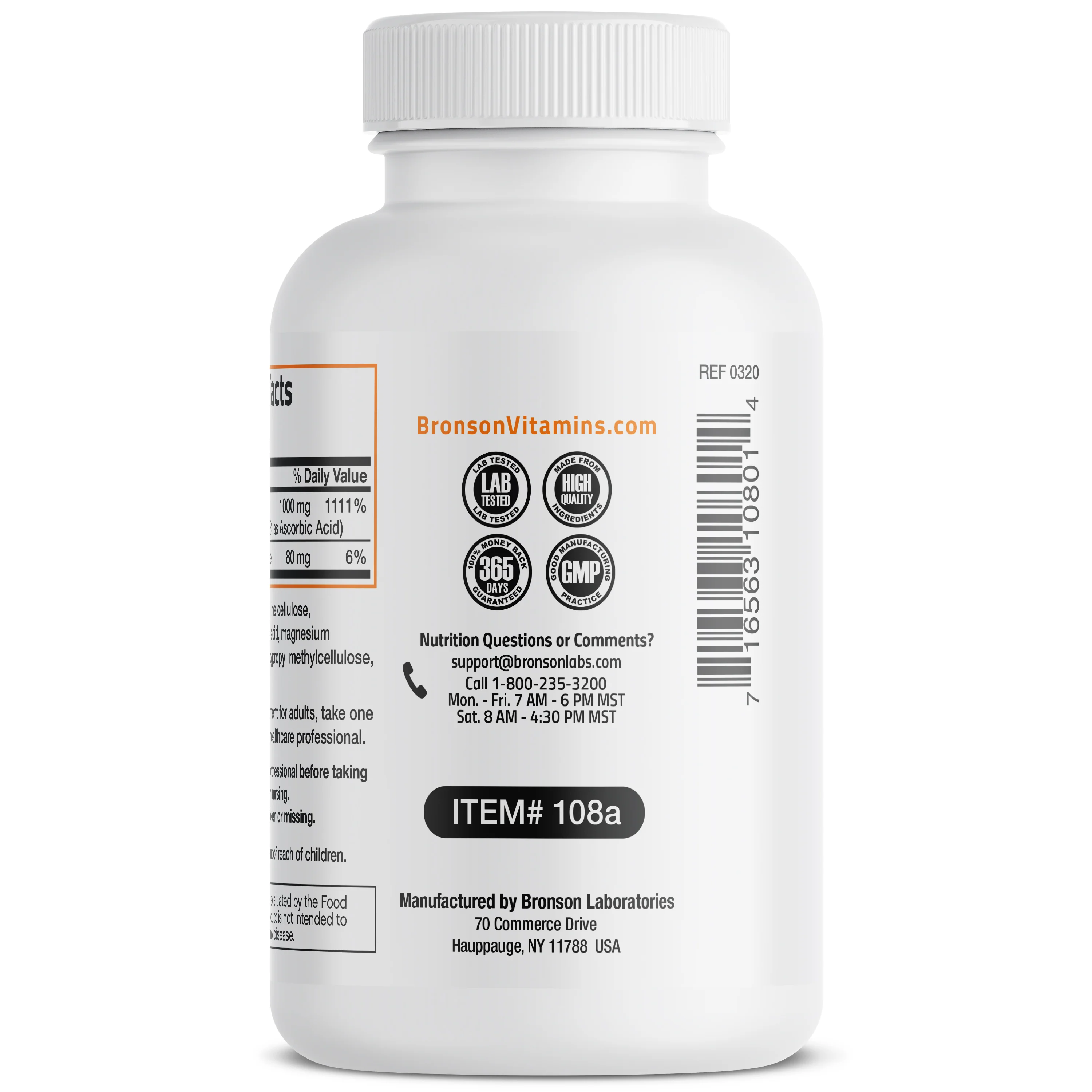 Buffered Vitamin C Calcium Ascorbate - 1,000 mg - Image 11