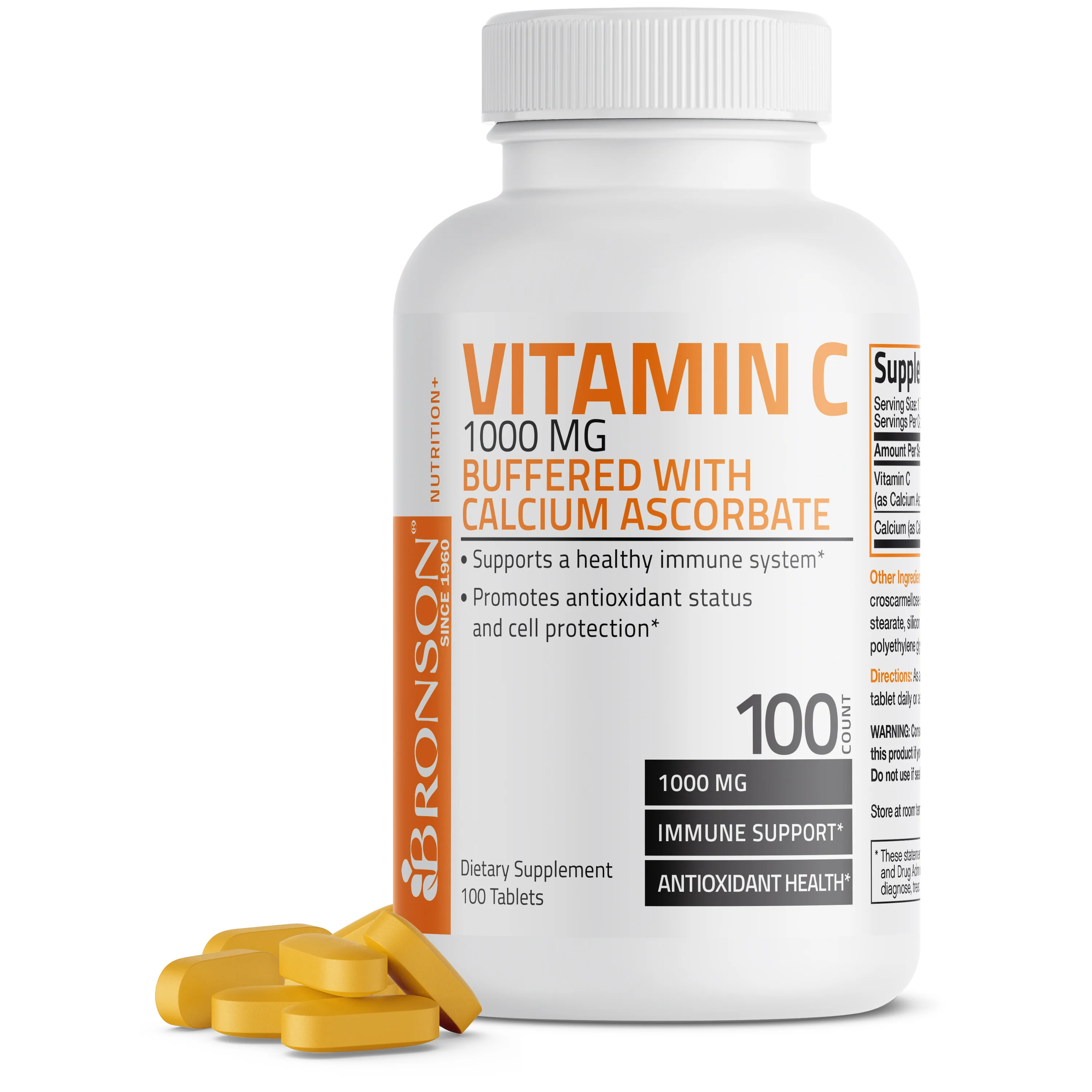 Buffered Vitamin C Calcium Ascorbate - 1,000 mg - Image 7