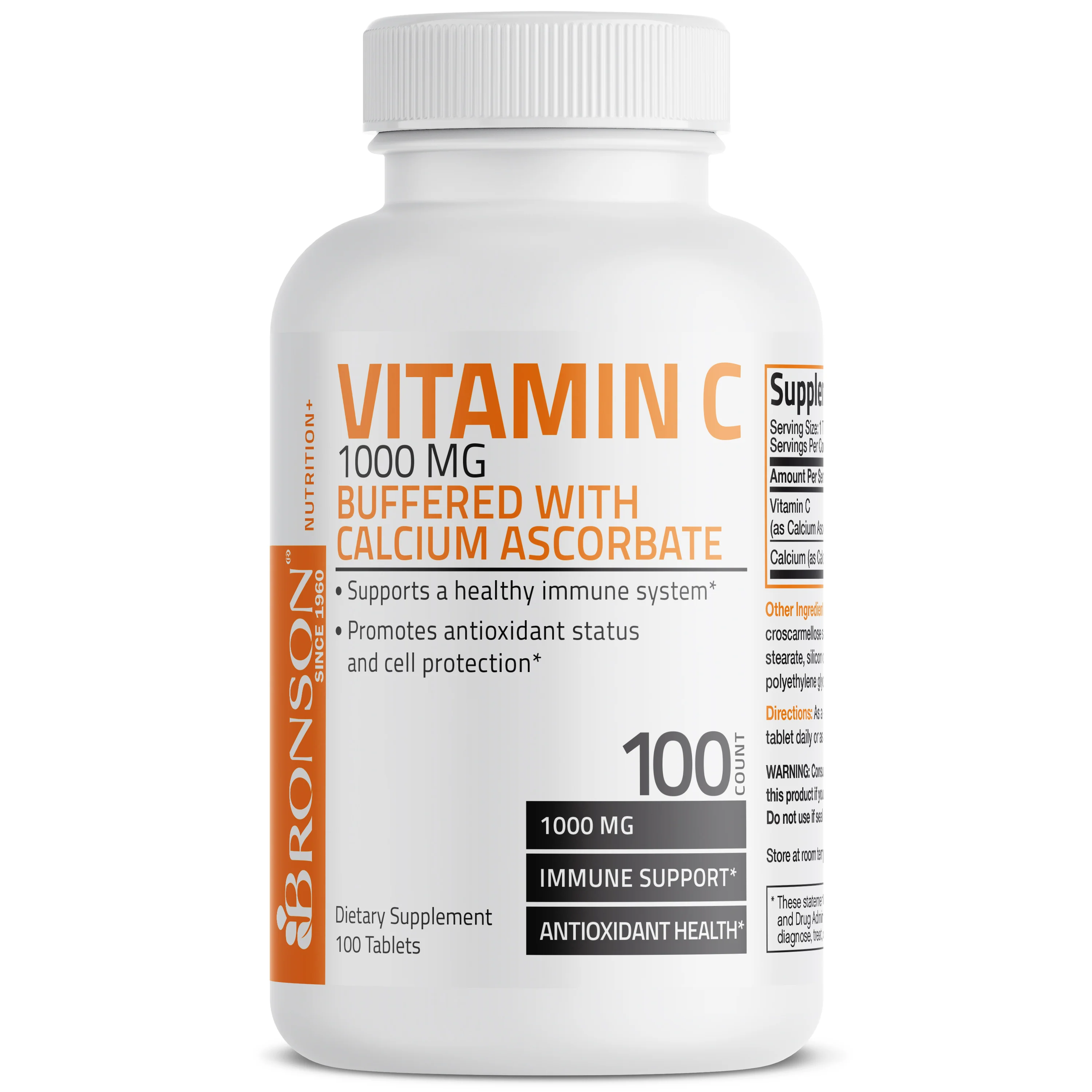 Buffered Vitamin C Calcium Ascorbate - 1,000 mg - Image 9