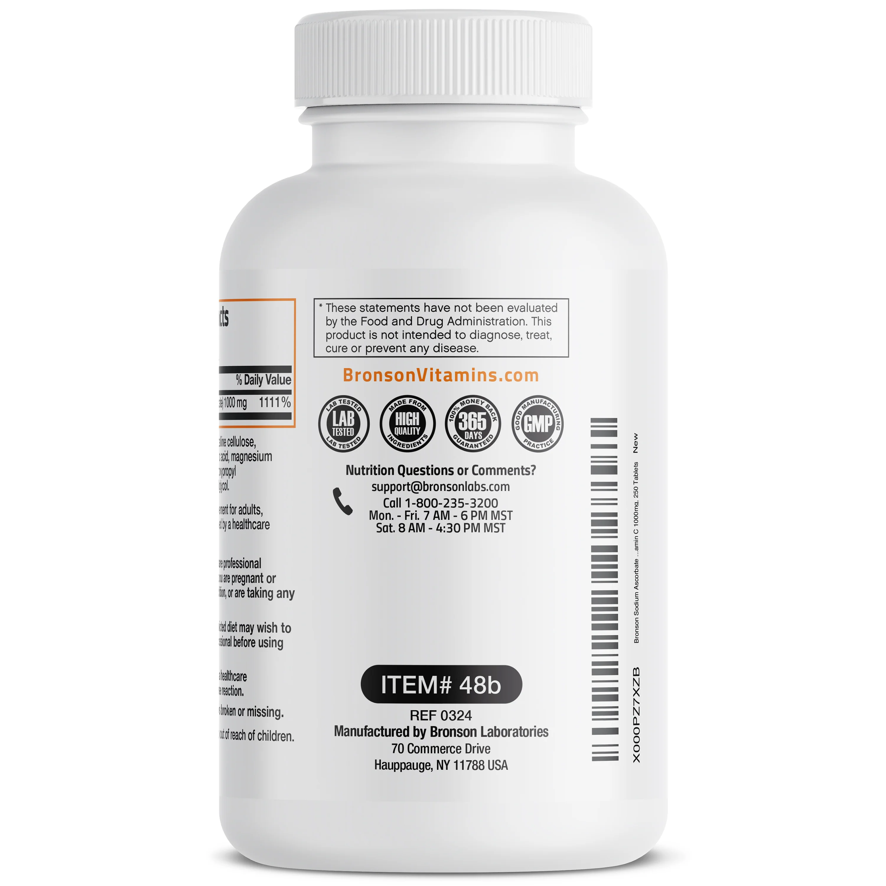 Vitamin C Sodium Ascorbate Non-Acidic Non-GMO - 1000 mg - Image 5