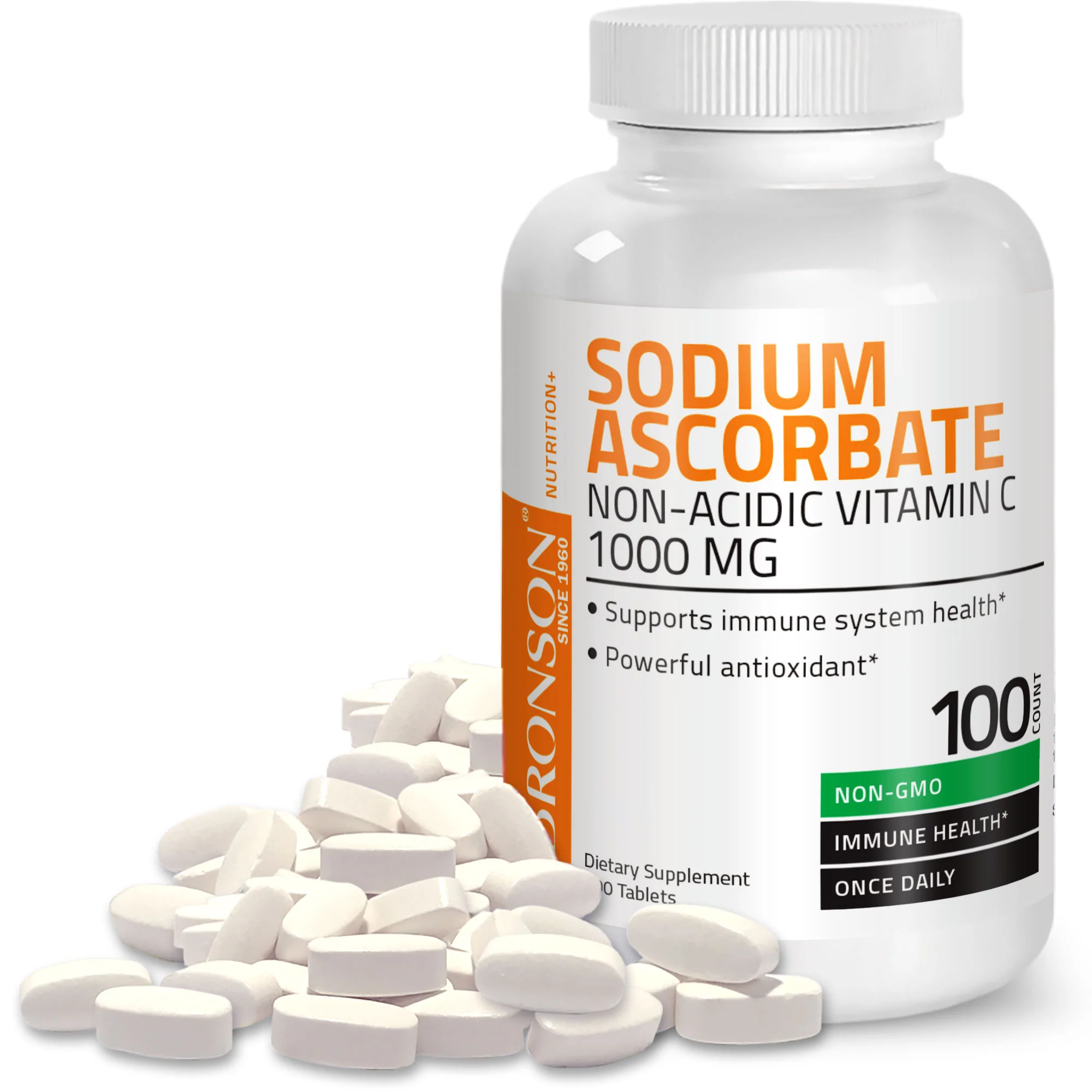 Vitamin C Sodium Ascorbate Non-Acidic Non-GMO - 1000 mg - Image 7