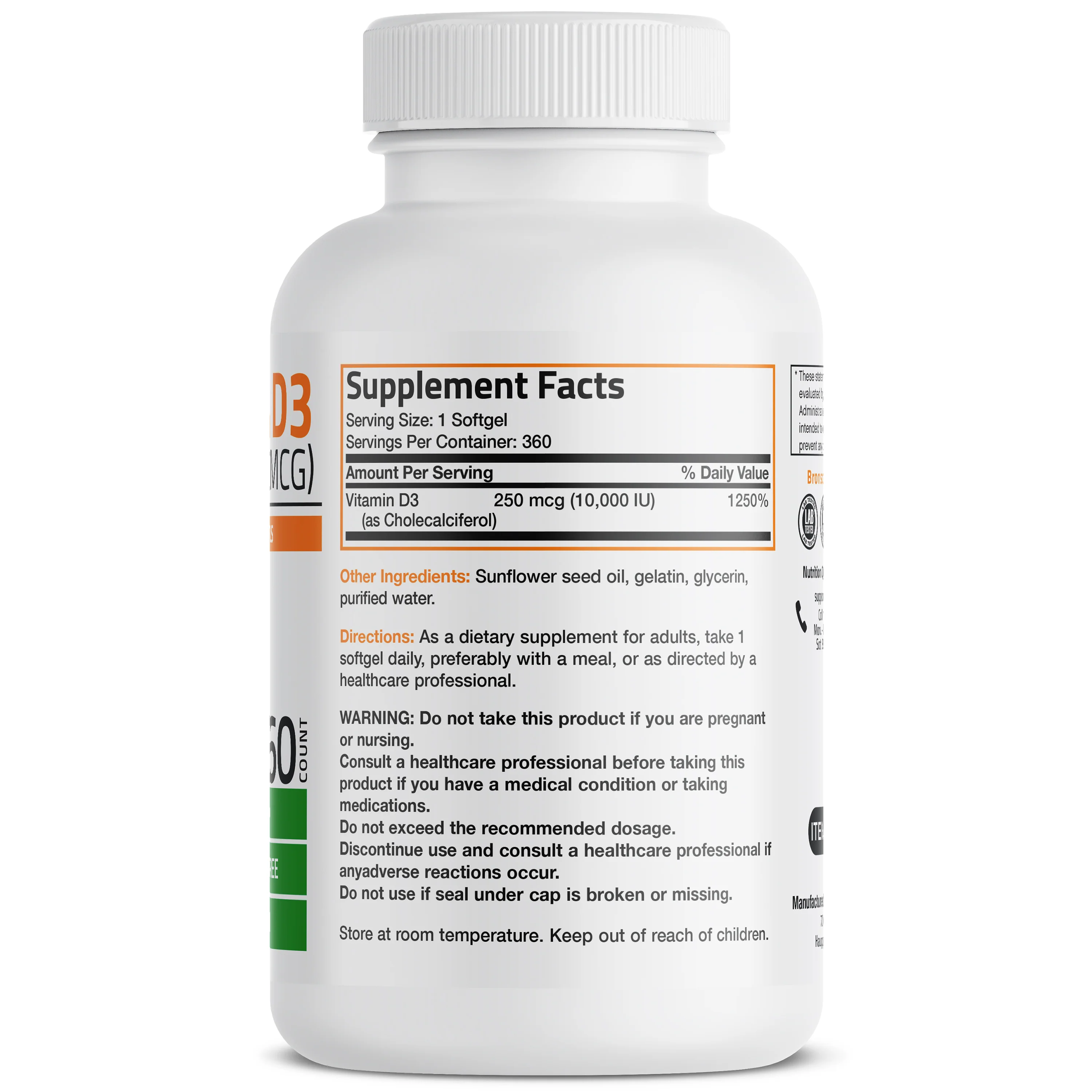 Vitamin D3 - 10,000 IU - Image 2