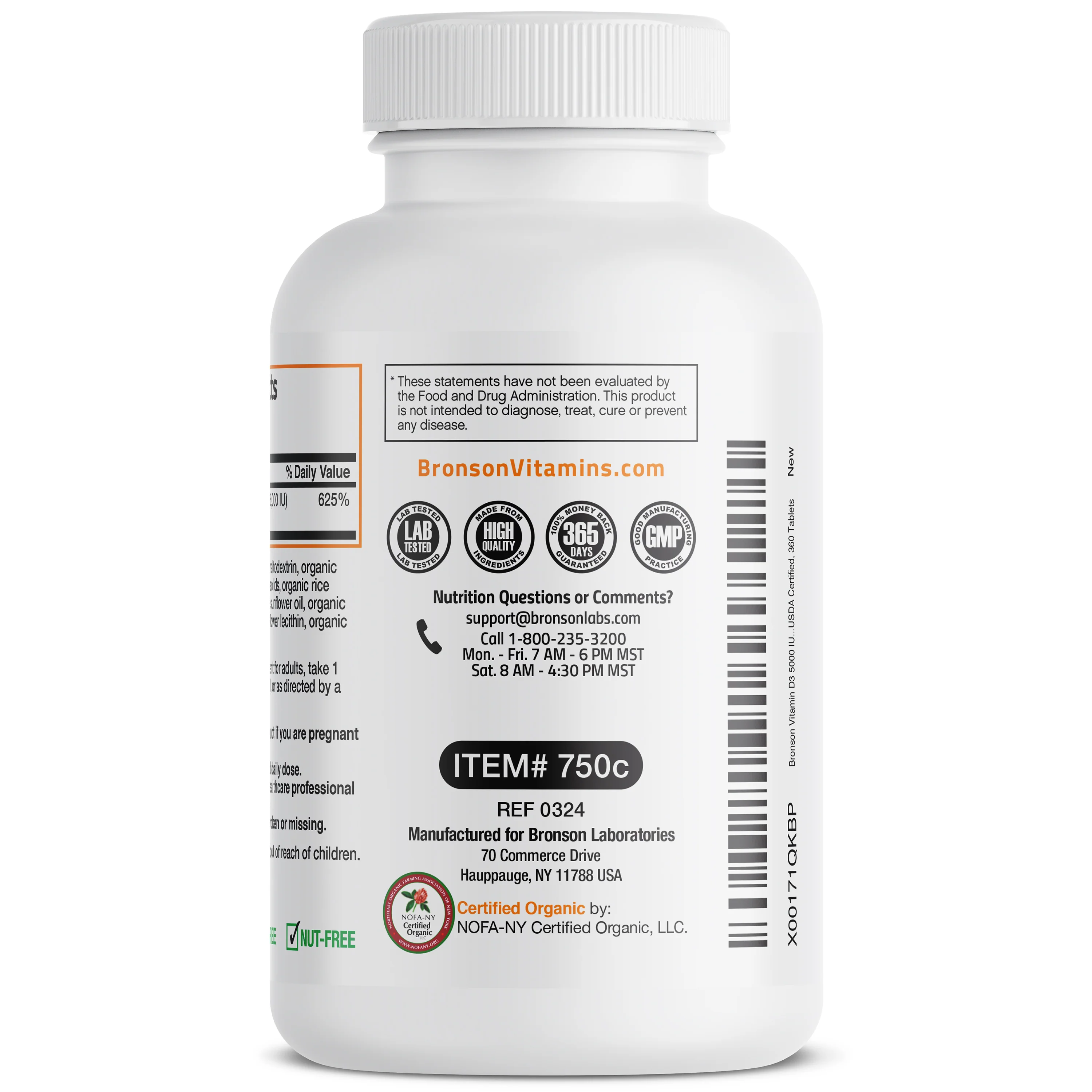Vitamin D3 USDA Certified Organic - 5,000 IU - Image 8