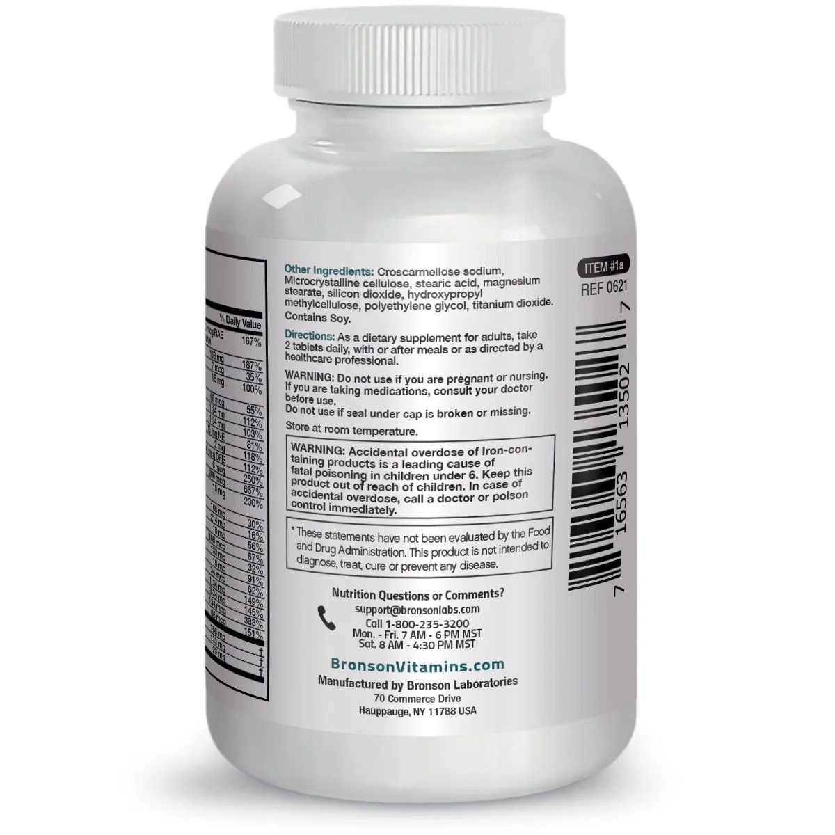 Vitamin & Mineral Insurance Formula - 100 Tablets - Image 3